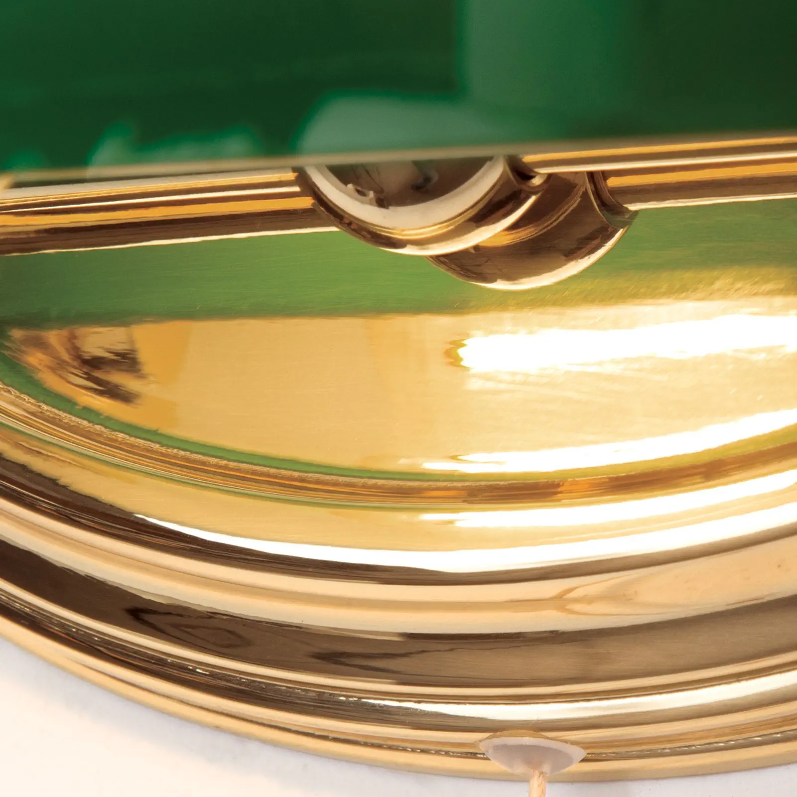 Zidna lampa HARVARD, mesing, sa zelenim staklenim abažurom - 5