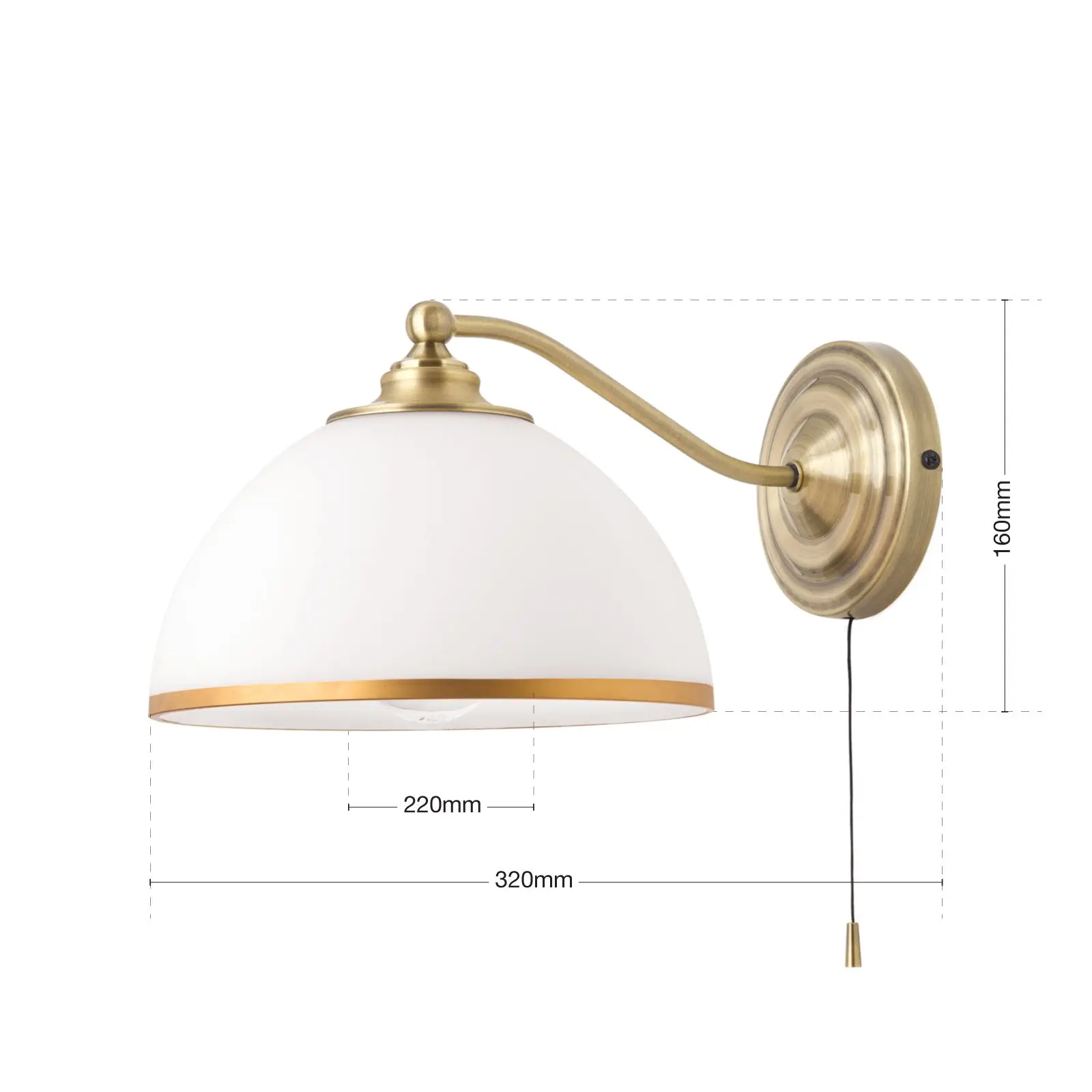 Zidna lampa OLD LAMP, patina - 7