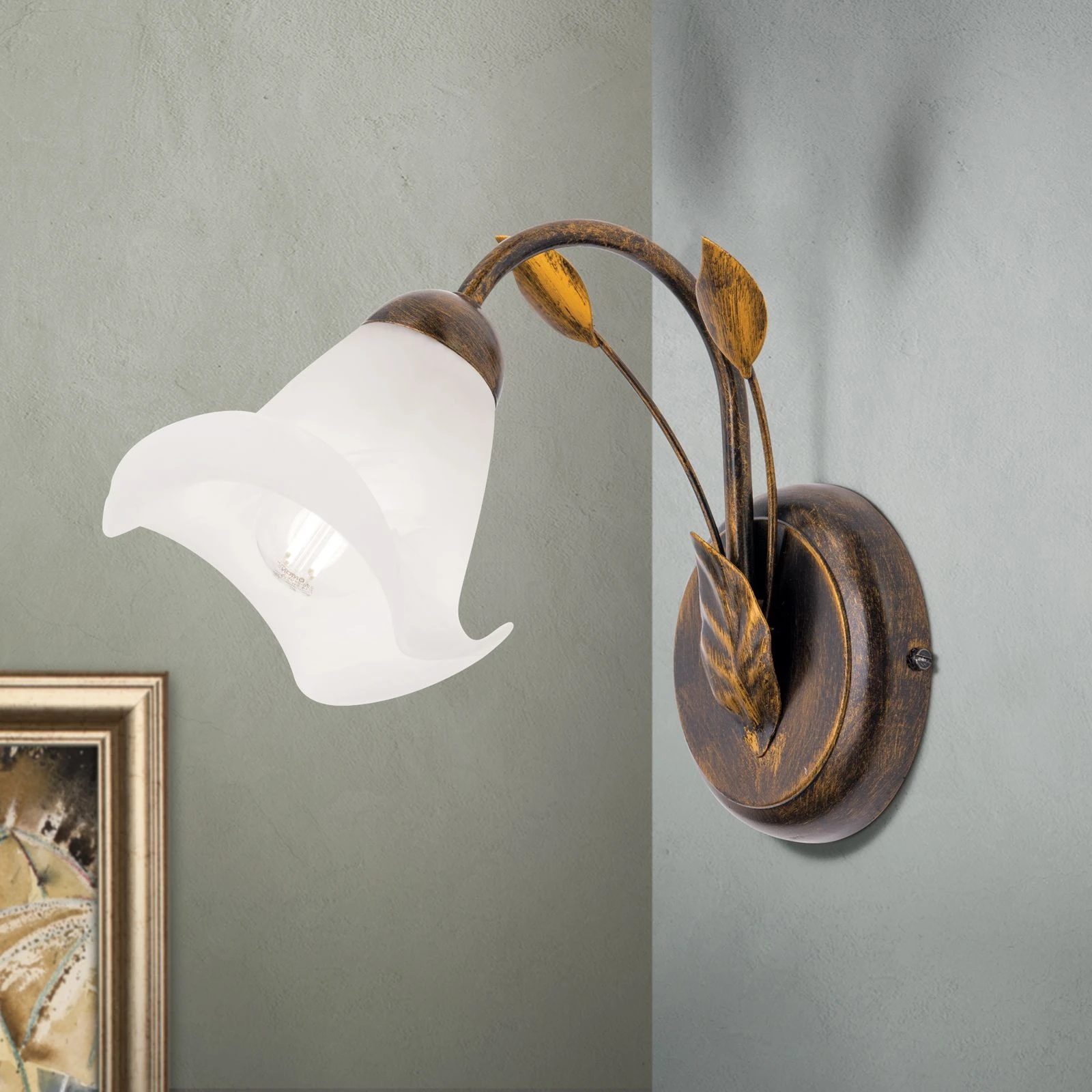 Zidna lampa SISI, antik - 2