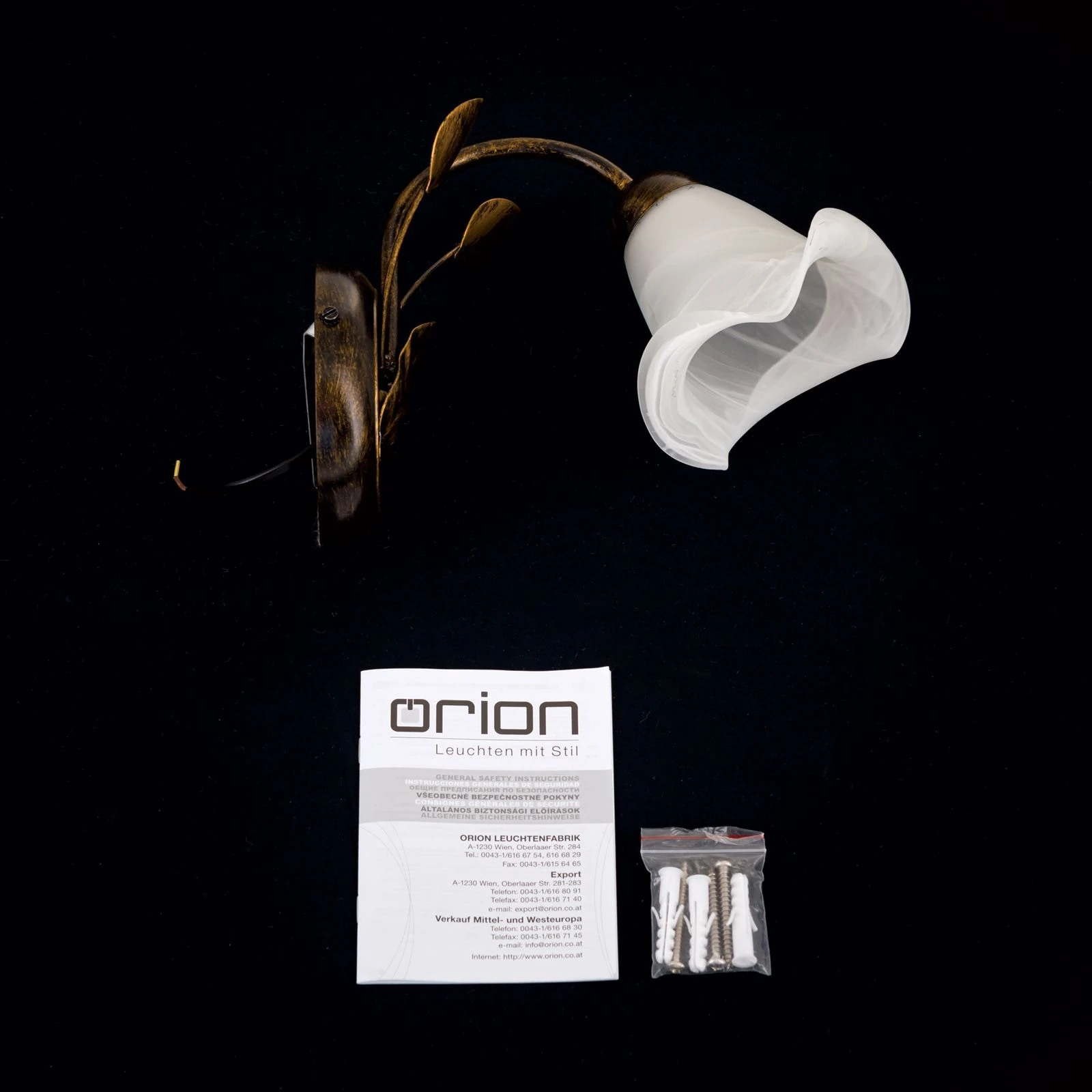 Zidna lampa SISI, antik - 8