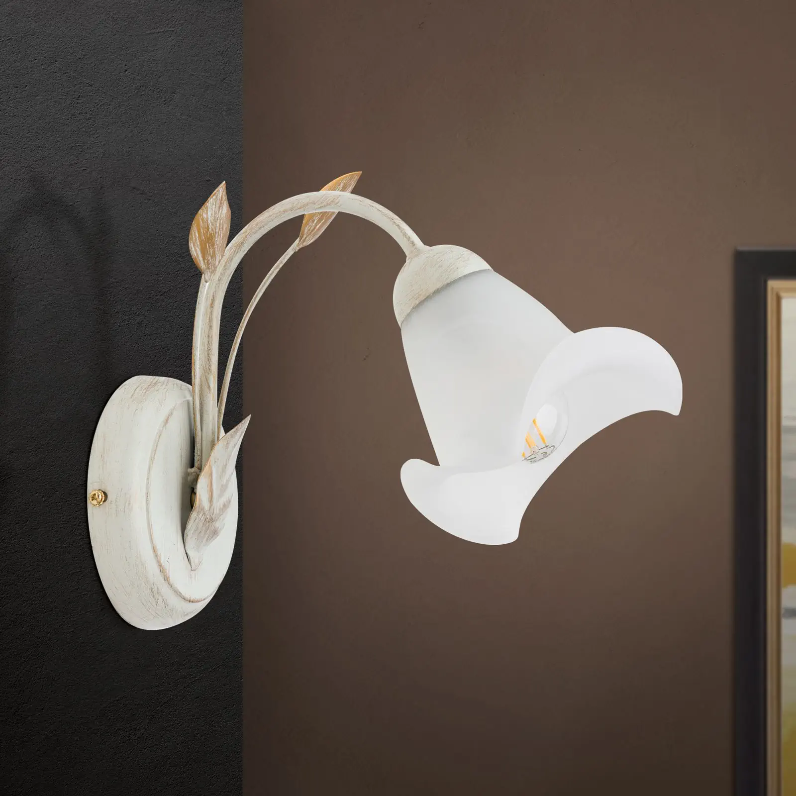 Zidna lampa SISI, slonovača-zlatna - 3