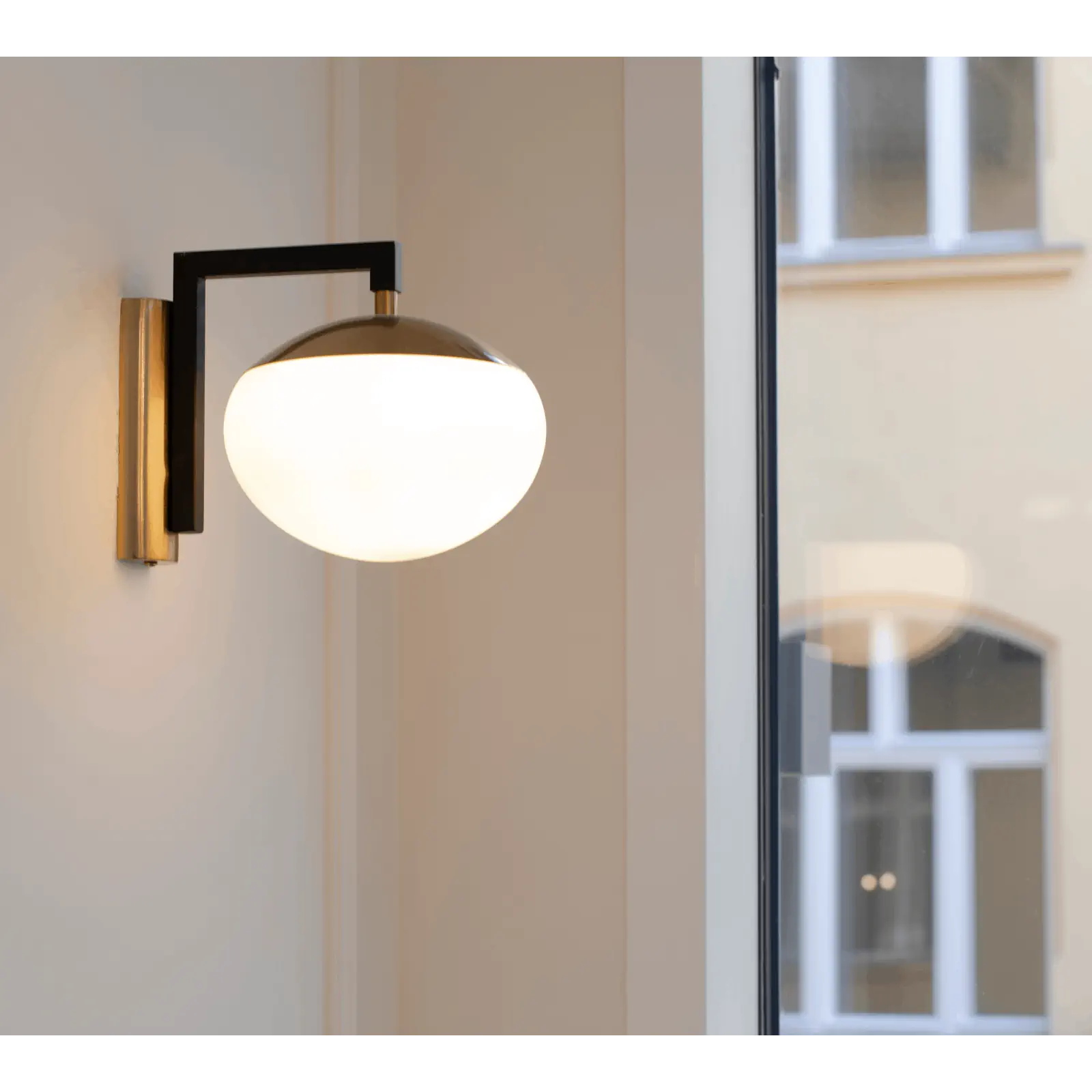 Zidna lampa JOSEPHINE, Ø 18cm, crna - 9