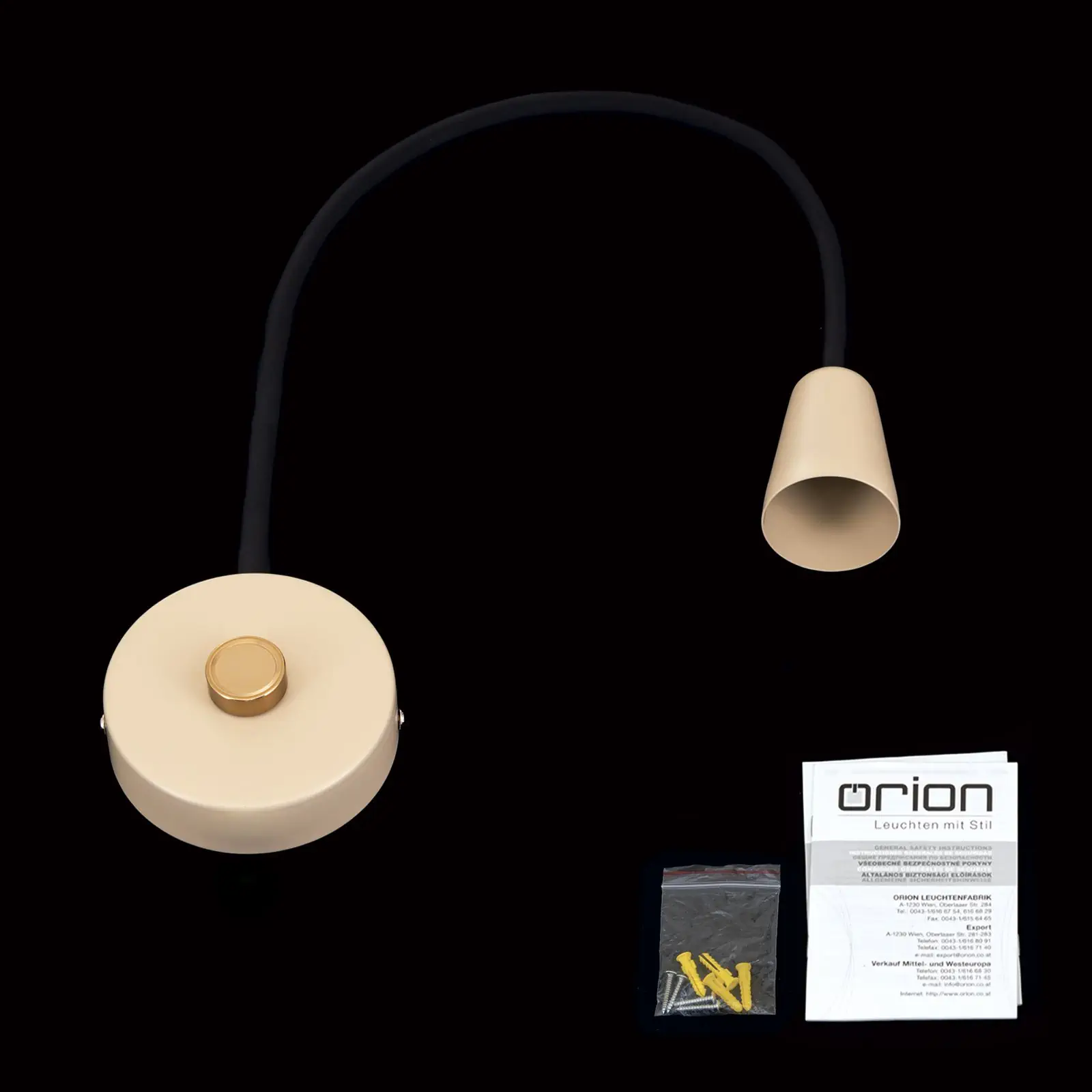 Zidna lampa DOTTY, kaki - 8