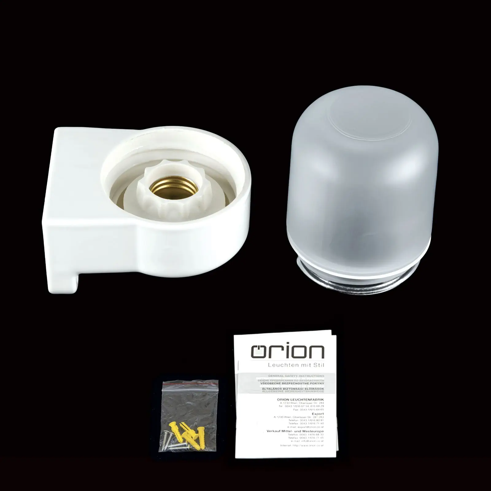 Zidna lampa OSTIA, keramika, bela - 9