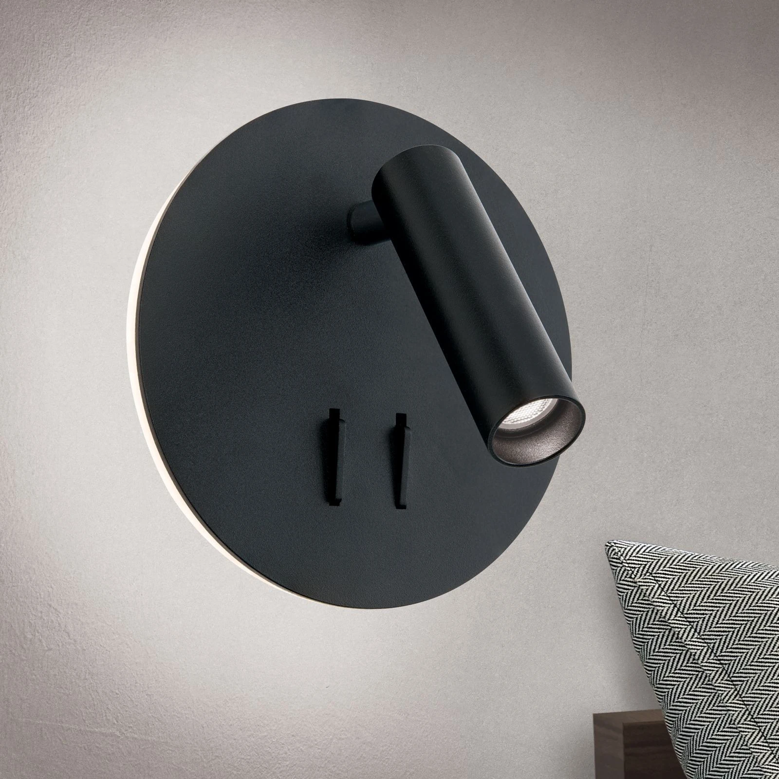 LED zidna lampa LENNY, crna - 2