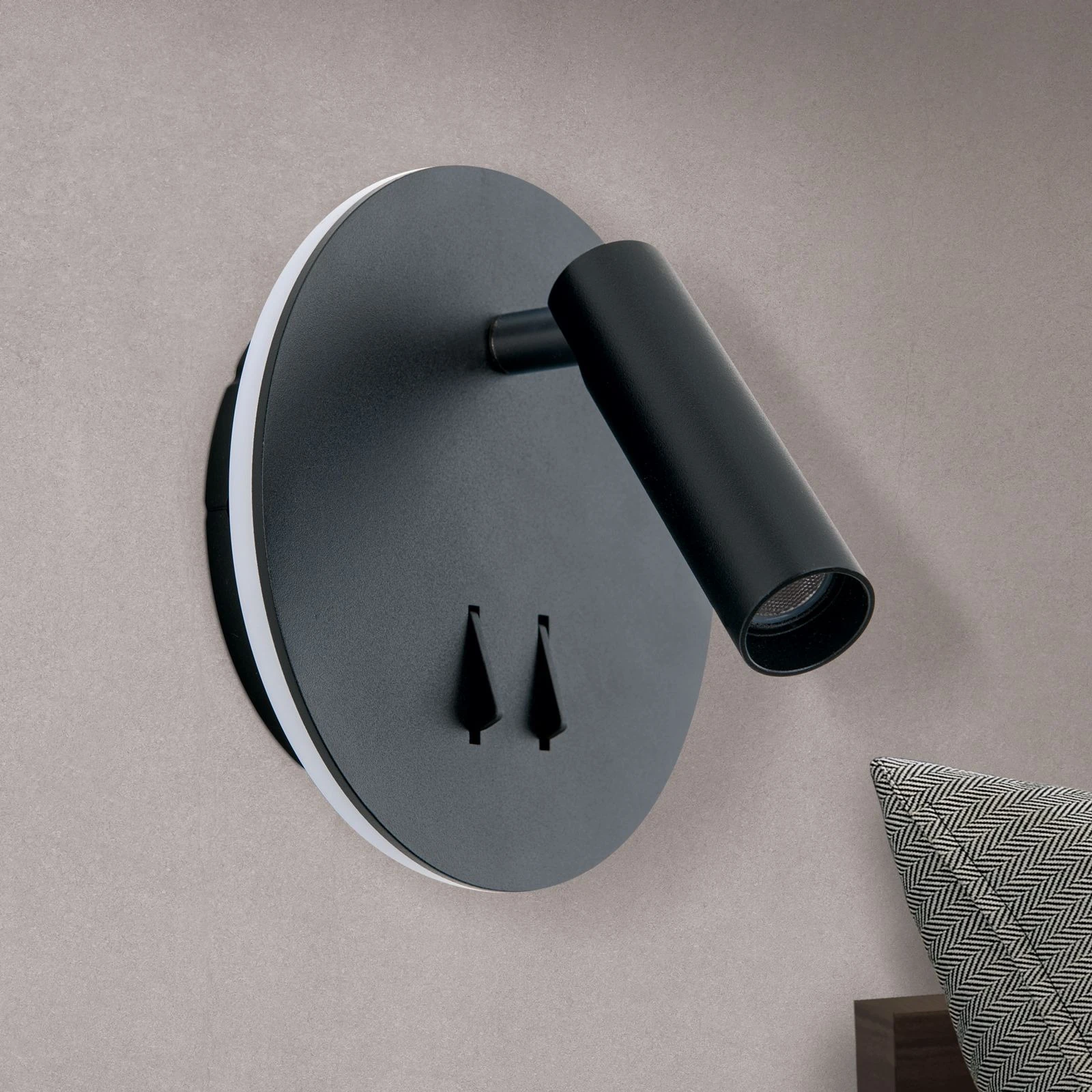 LED zidna lampa LENNY, crna - 4