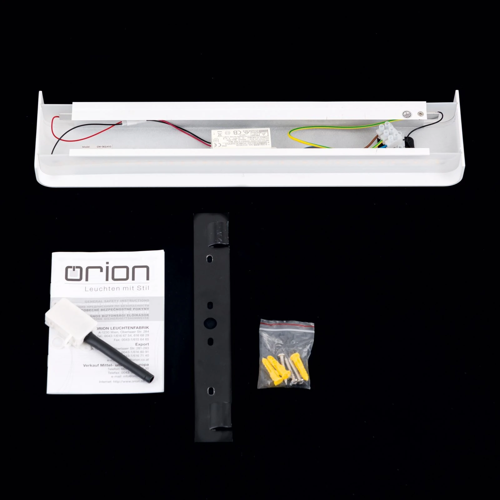 LED unutrašnja zidna lampa ACCENT, 41 cm, bela - 8