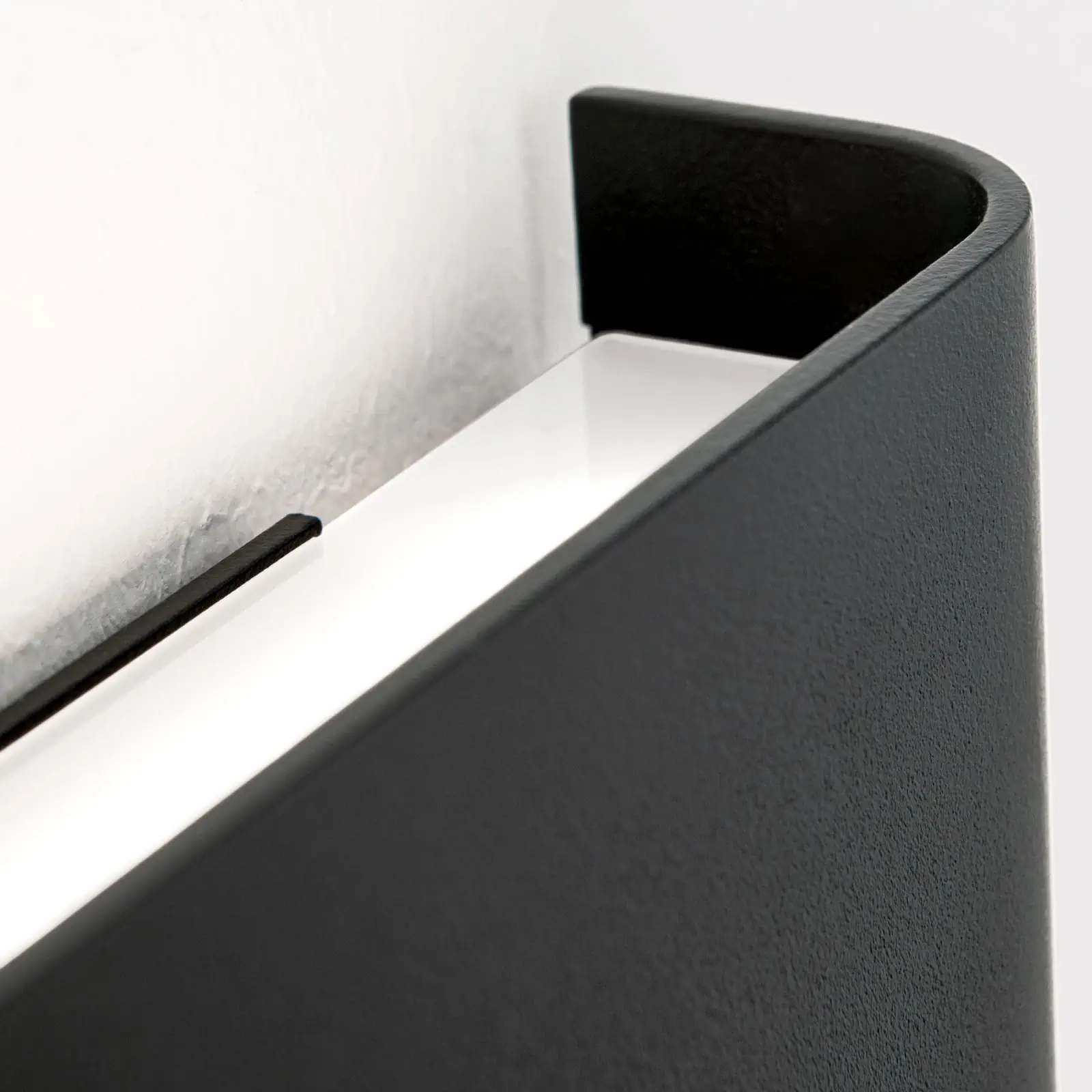 LED unutrašnja zidna lampa ACCENT, 41 cm, crna - 5