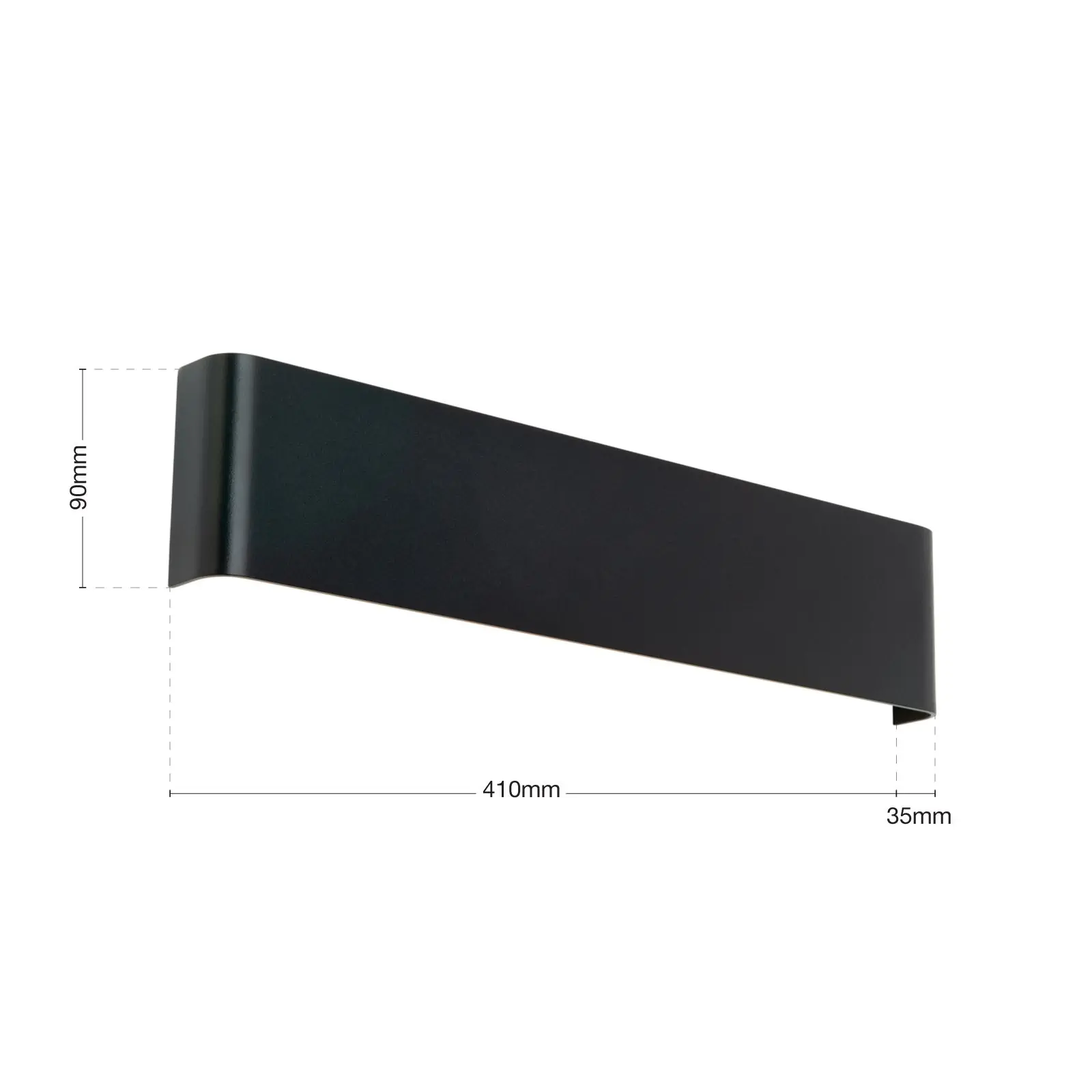 LED unutrašnja zidna lampa ACCENT, 41 cm, crna - 7