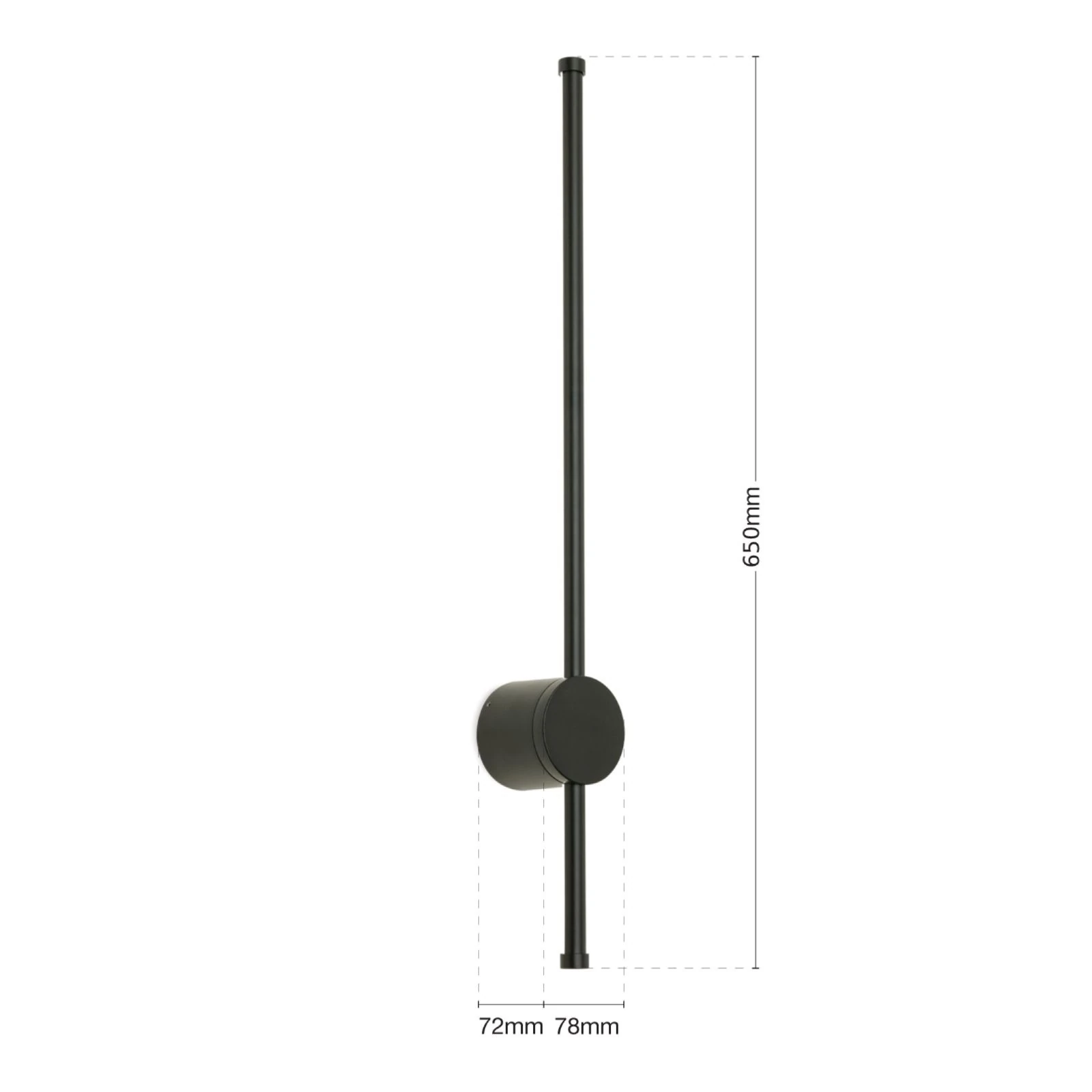 LED zidna lampa FERDINAND, crna - 7