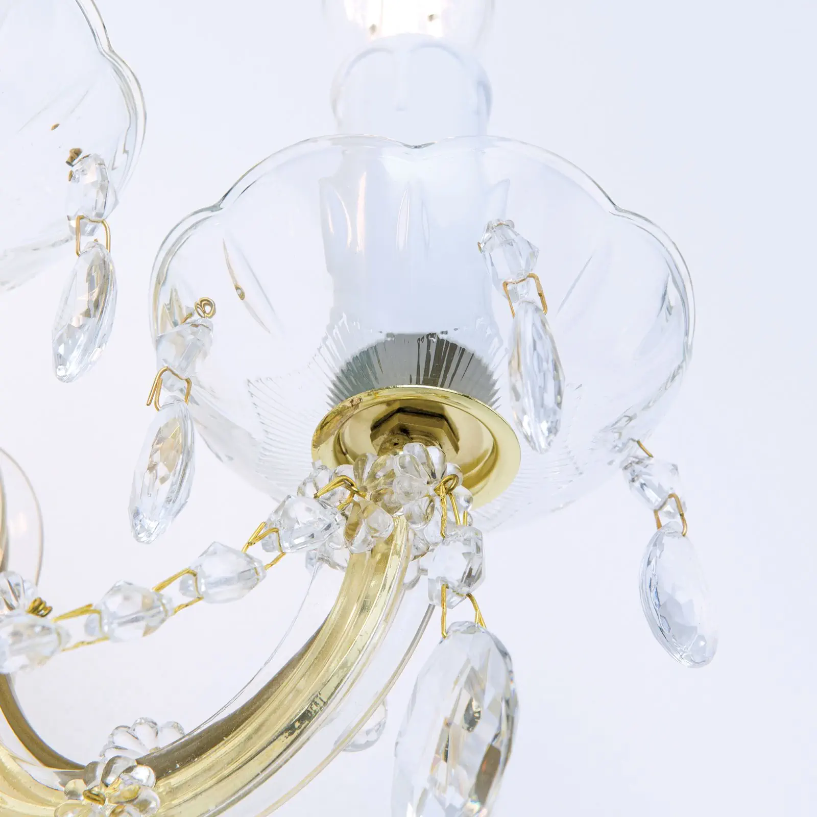 Zidna lampa BALLROOM, sa tri izvora svetla, pozlaćena - 5