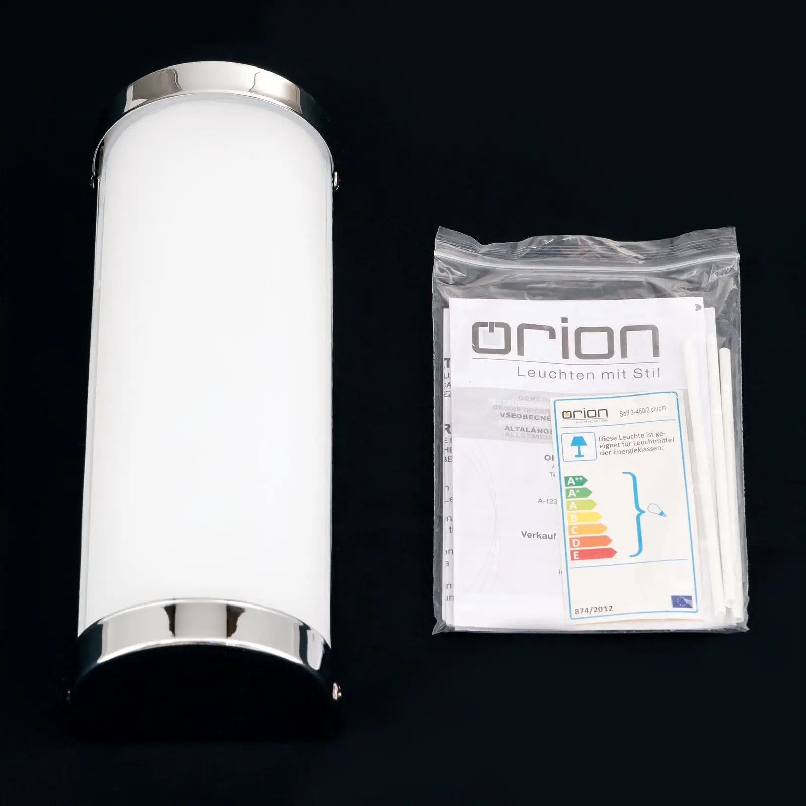 Lampa za ogledalo TEA, hrom, 25 cm - 8