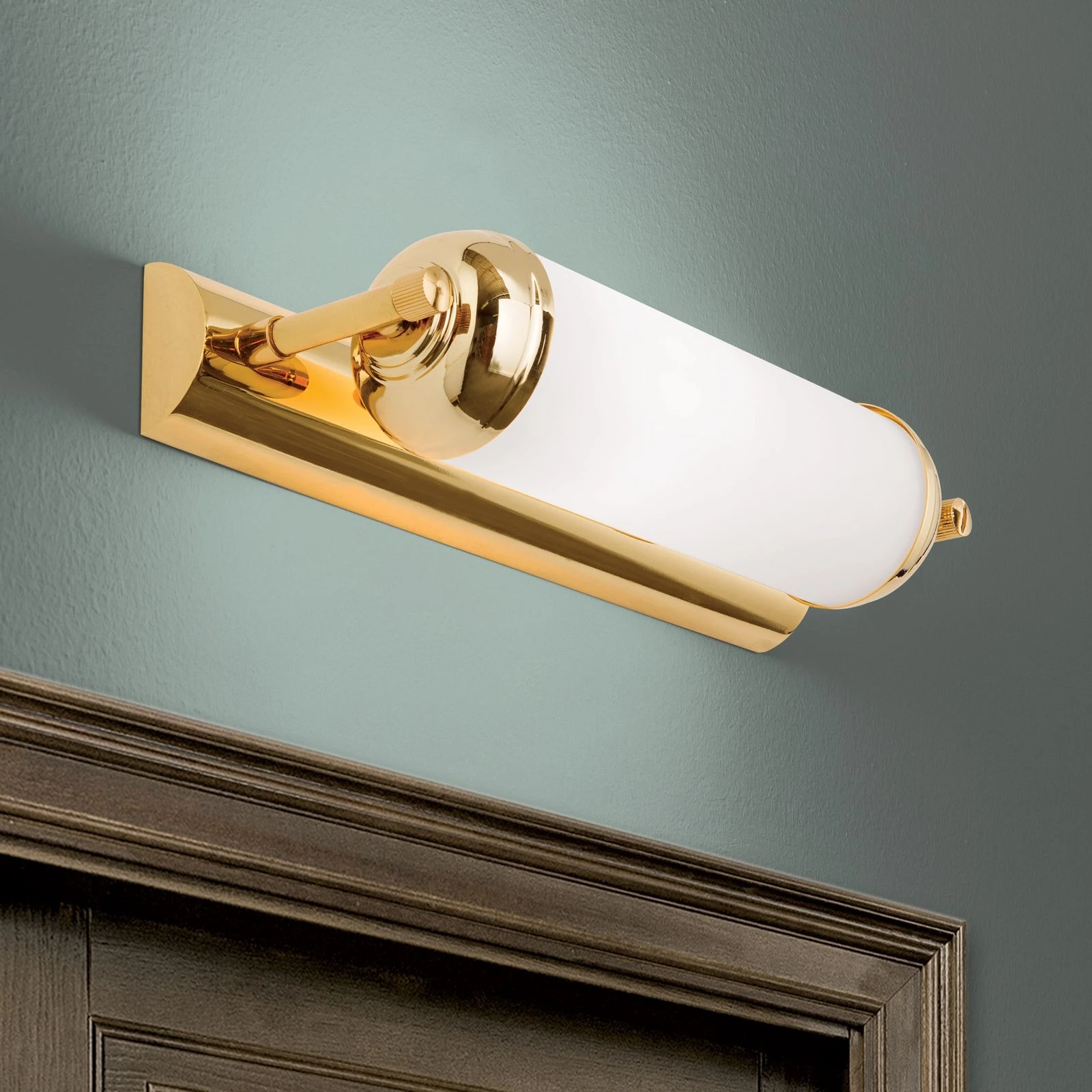 Produžena zidna lampa WIENER NOSTALGIE, 24-karatno pozlaćena, 28 cm - 2