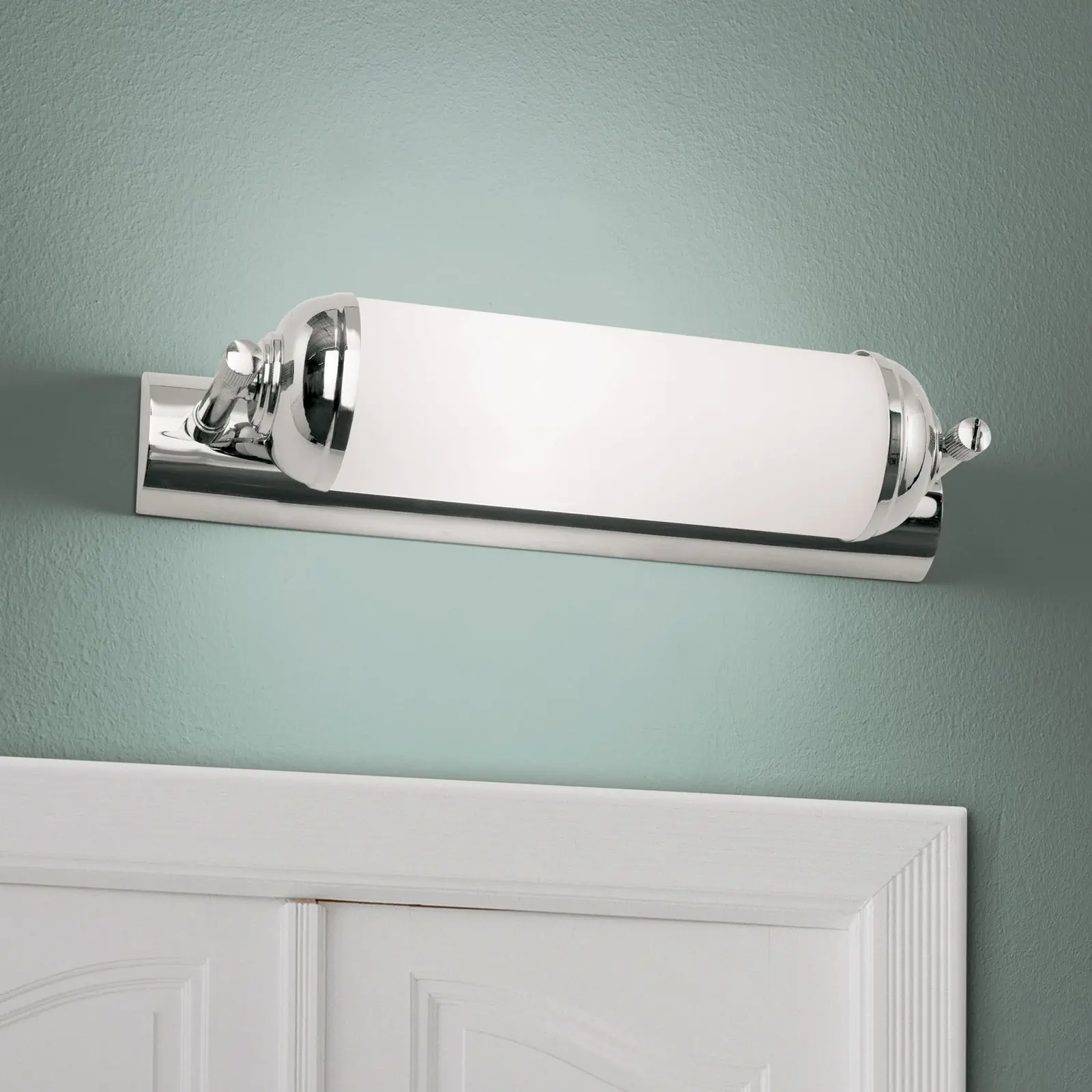Produžena zidna lampa WIENER NOSTALGIE, hrom, 28 cm