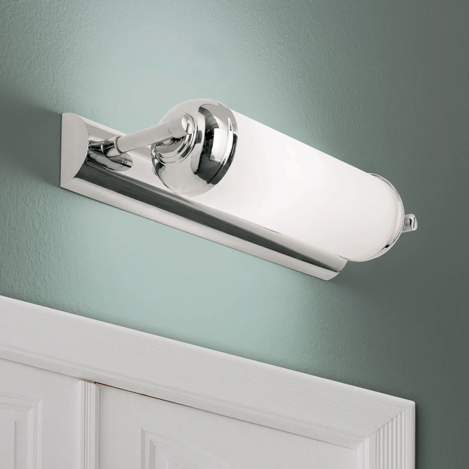 Produžena zidna lampa WIENER NOSTALGIE, hrom, 28 cm - 2
