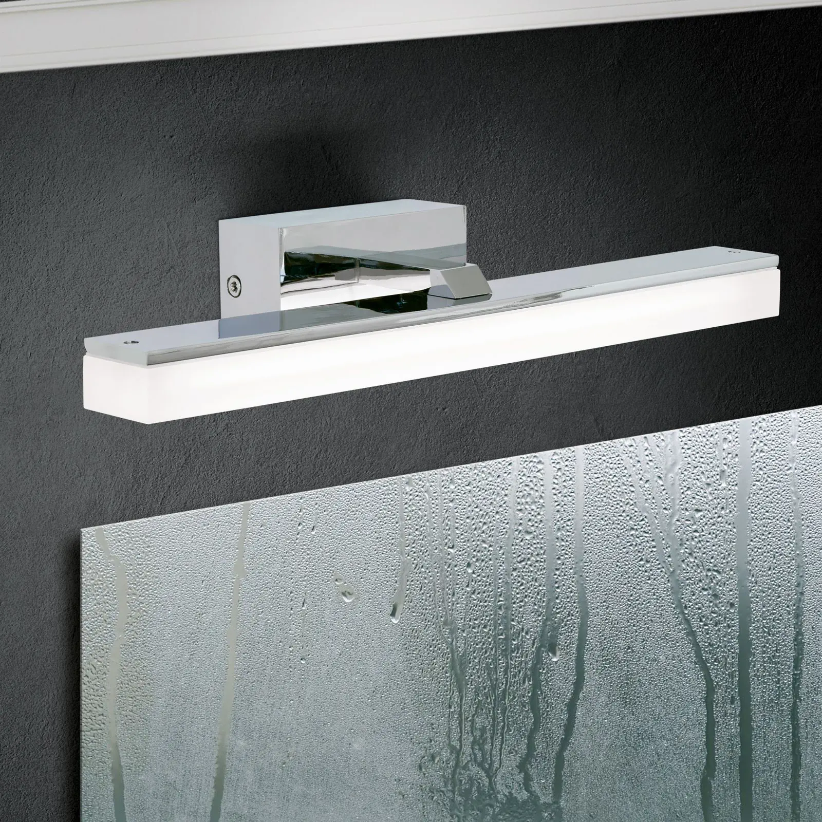 LED zidna lampa LEDINA, hrom, 32 cm - 2