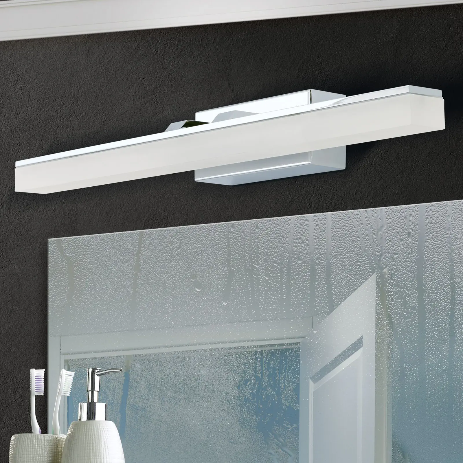 LED zidna lampa LEDINA, hrom, 46 cm - 3