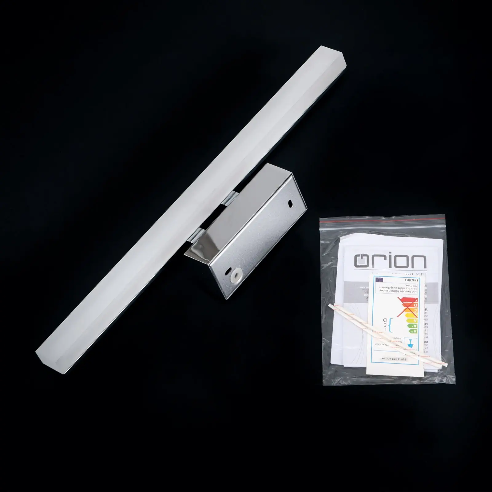 LED zidna lampa LEDINA, hrom, 46 cm - 8