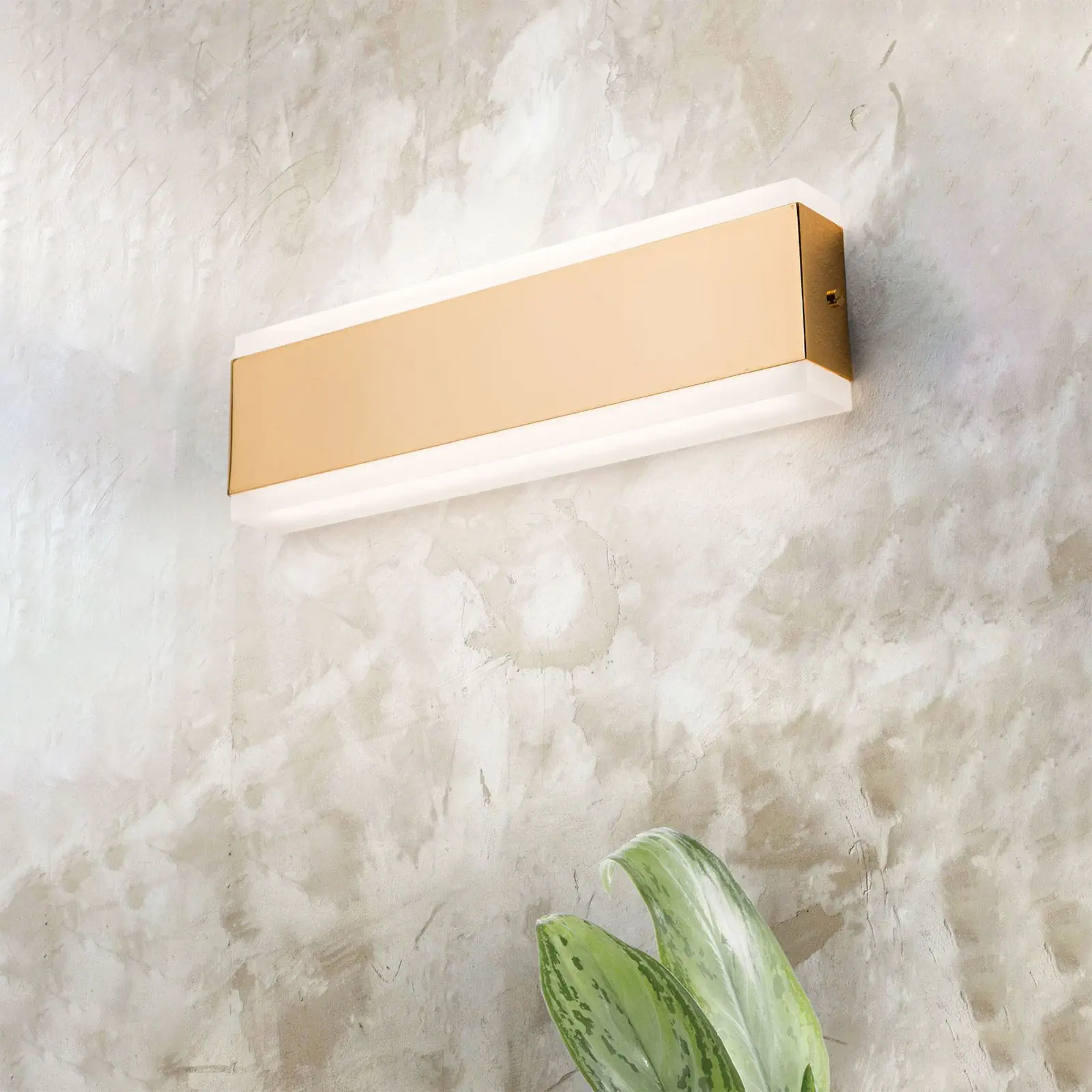 LED zidna lampa REDO, zlatna - 2