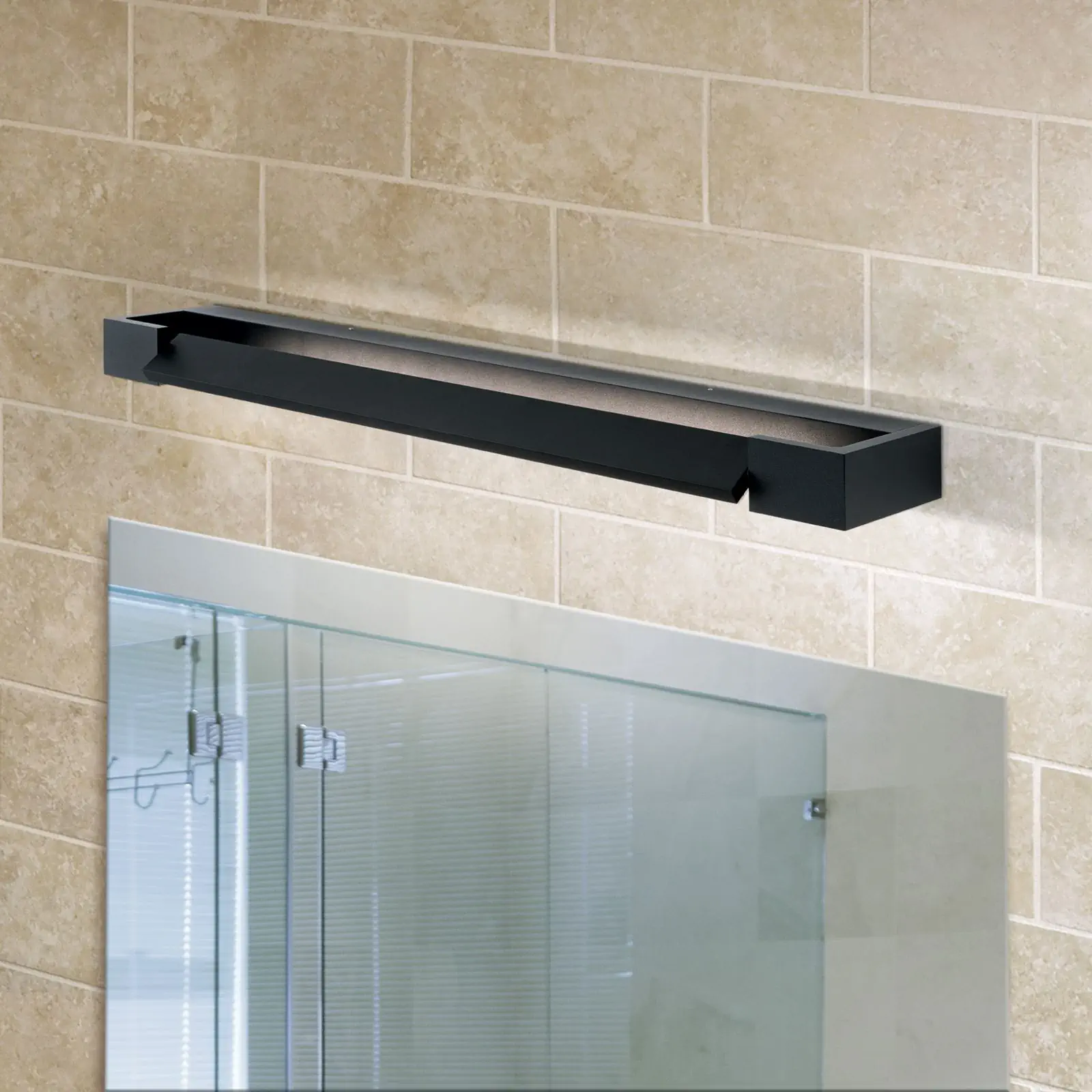 LED lampa za ogledalo MARILYN, pomični reflektor, crna, 60cm - 2