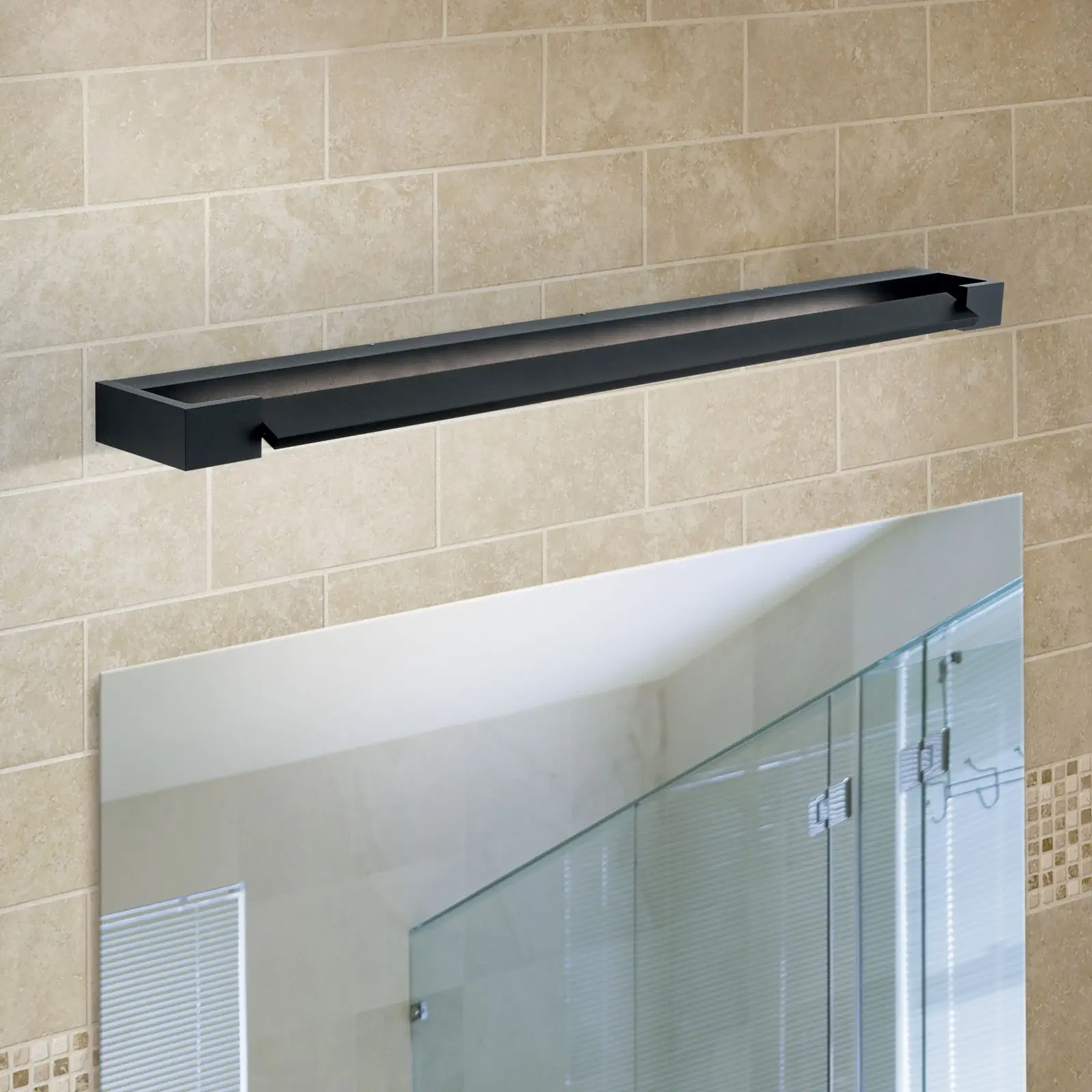 LED lampa za ogledalo MARILYN, pomični reflektor, crna, 90cm - 2