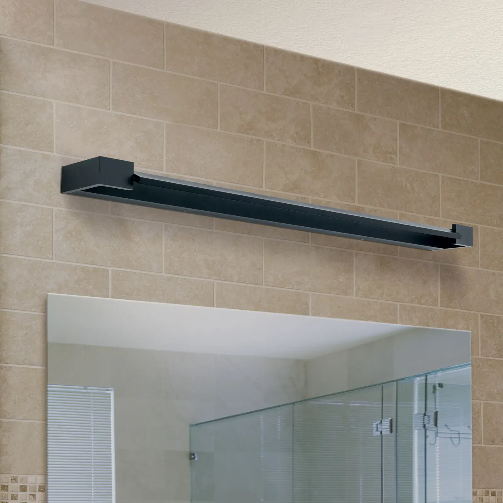 LED lampa za ogledalo MARILYN, pomični reflektor, crna, 90cm - 3