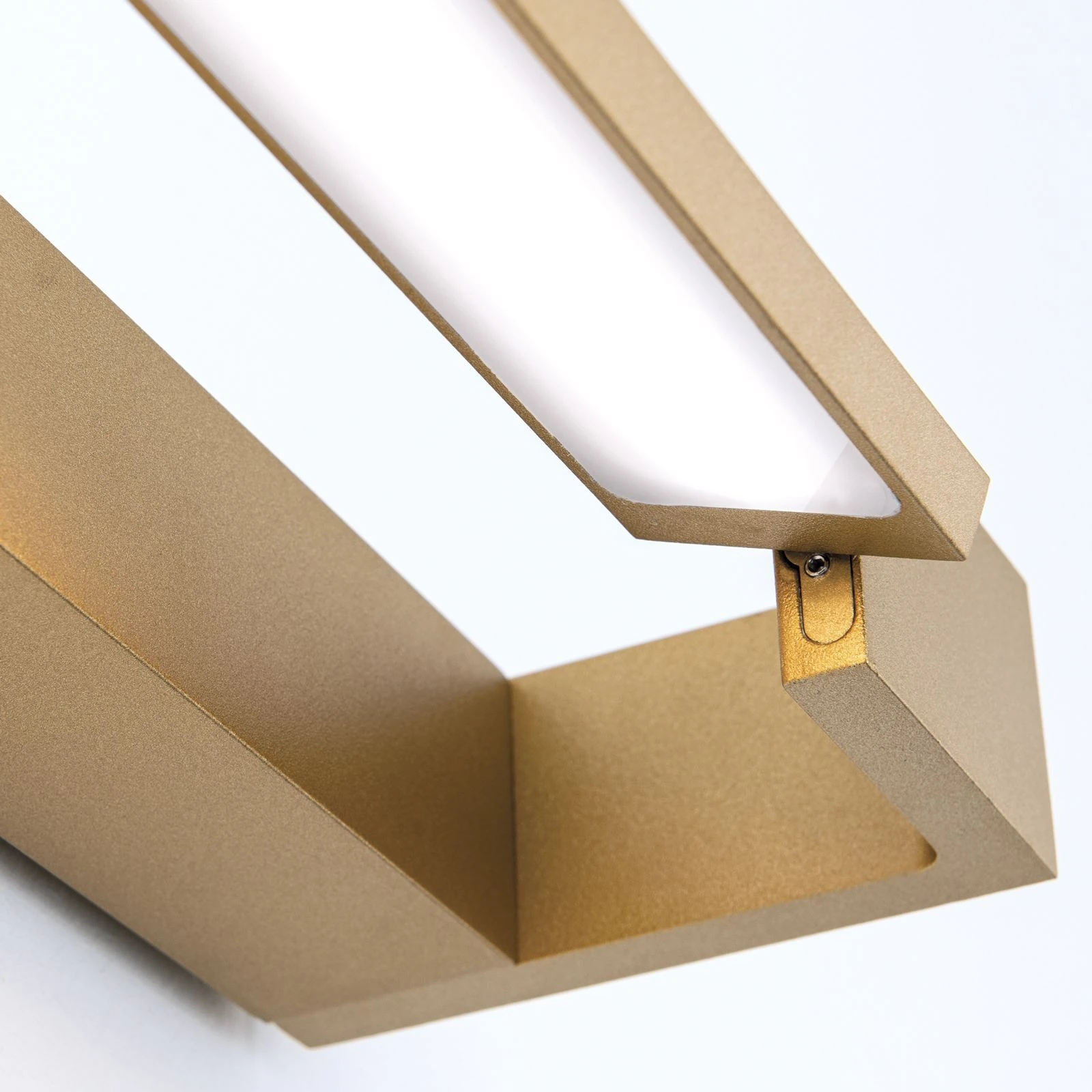 LED lampa za ogledalo MARILYN, pomični reflektor, mat zlatna, 90 cm - 5