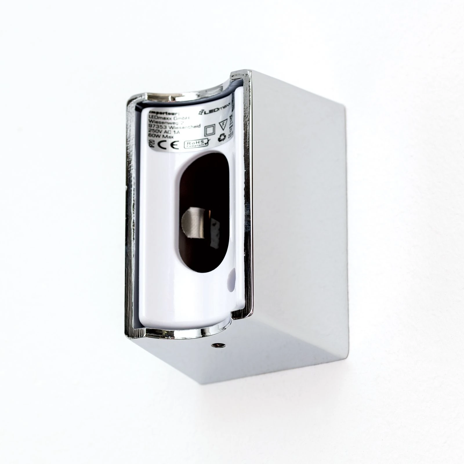 LED zidna lampa VISAGIST, hrom - 6