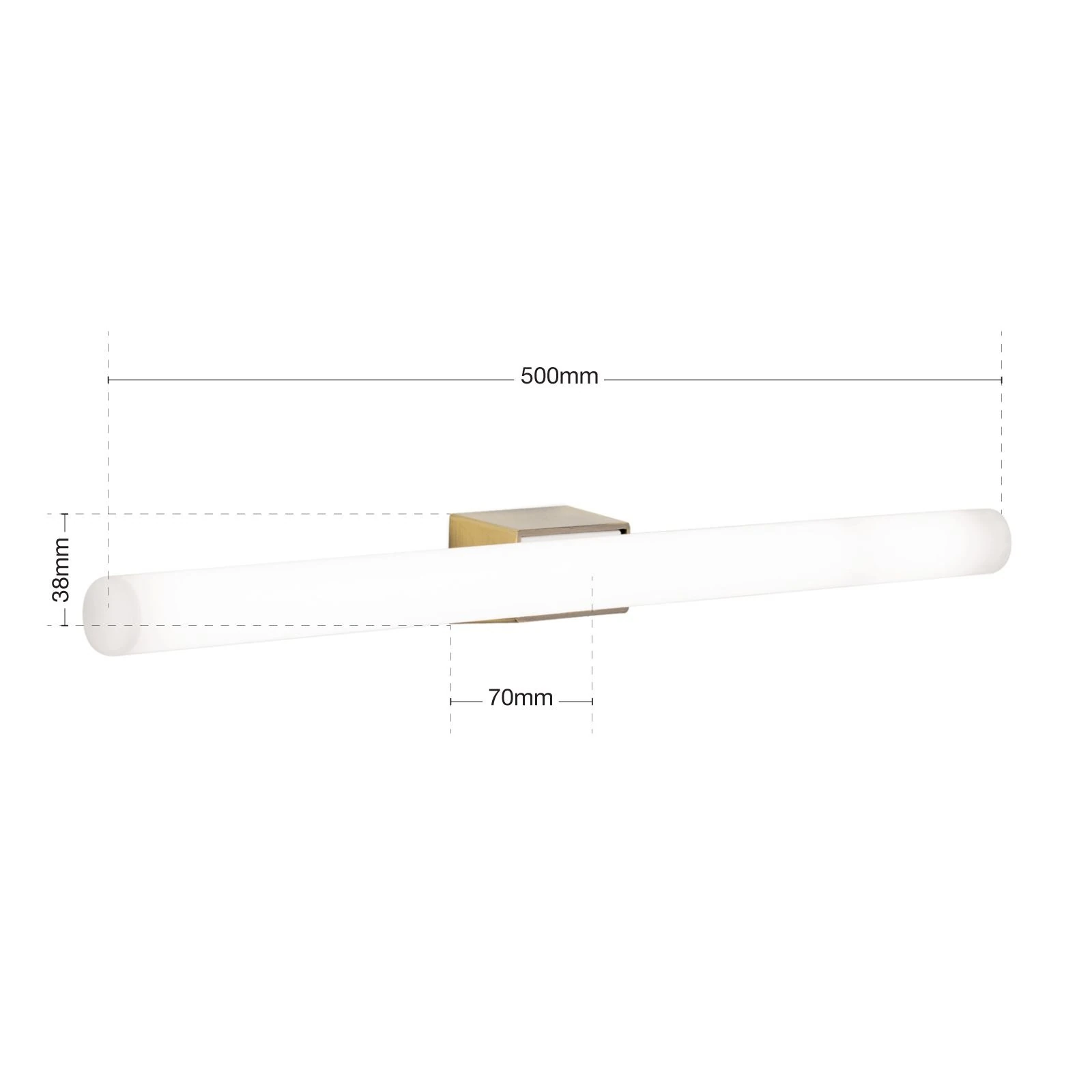 LED zidna lampa VISAGIST, Antik mesing - 7