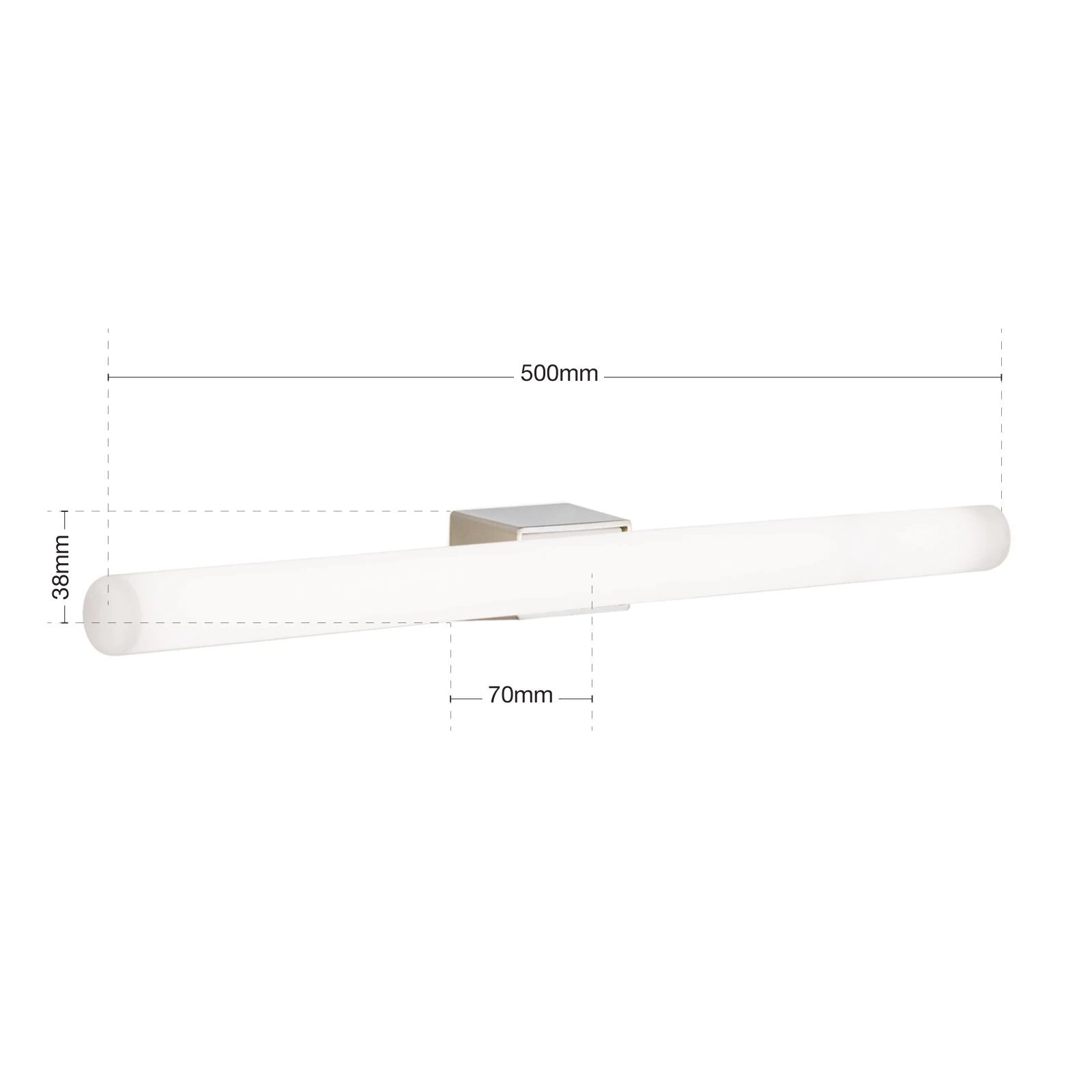LED zidna lampa VISAGIST, saten - 7