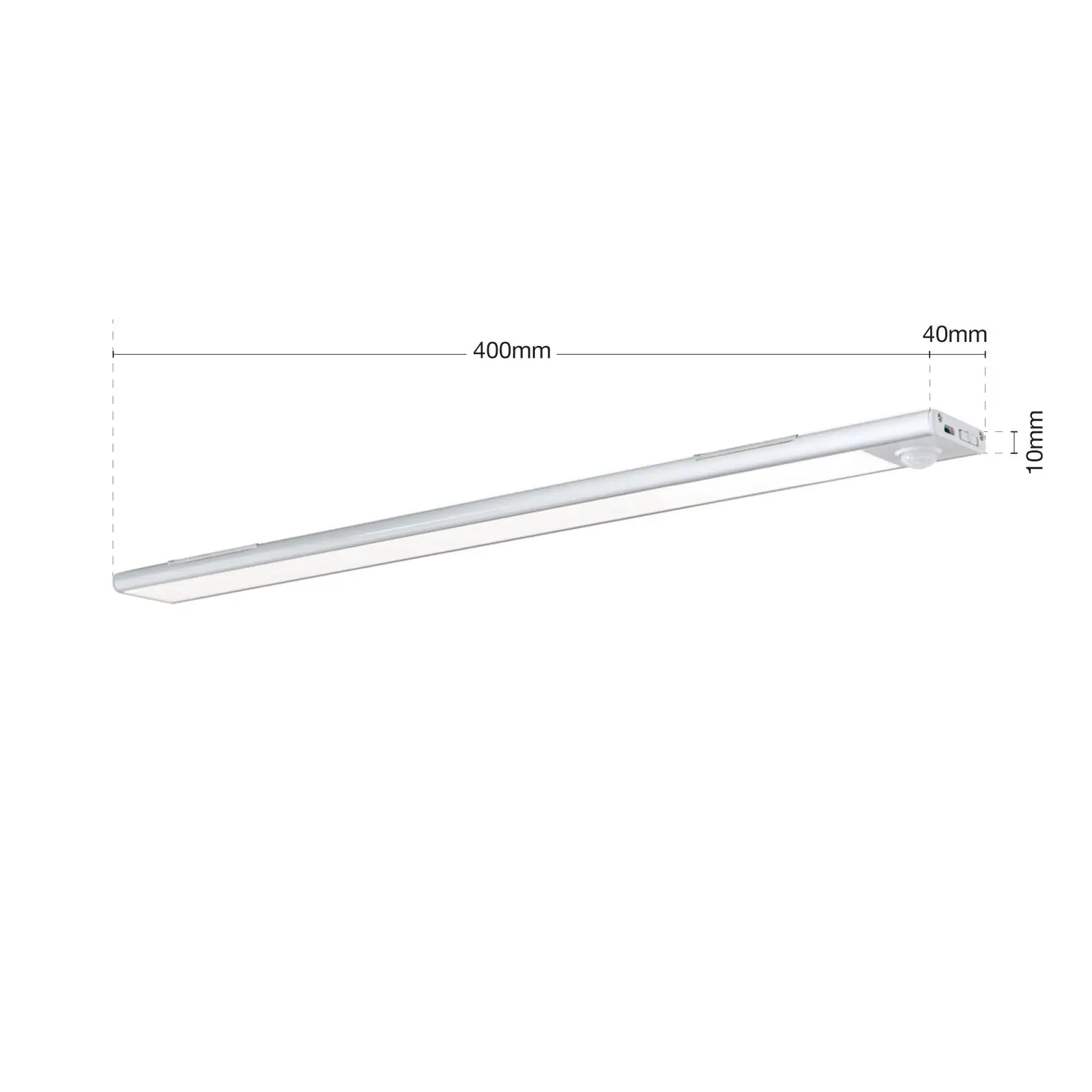 LED punjiva baterijska lampa NORMAN, srebrna - 7
