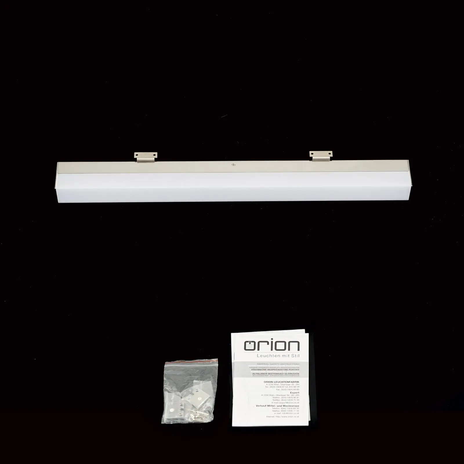LED lampa za ogledalo HORIZON, 60 cm, hrom - 8