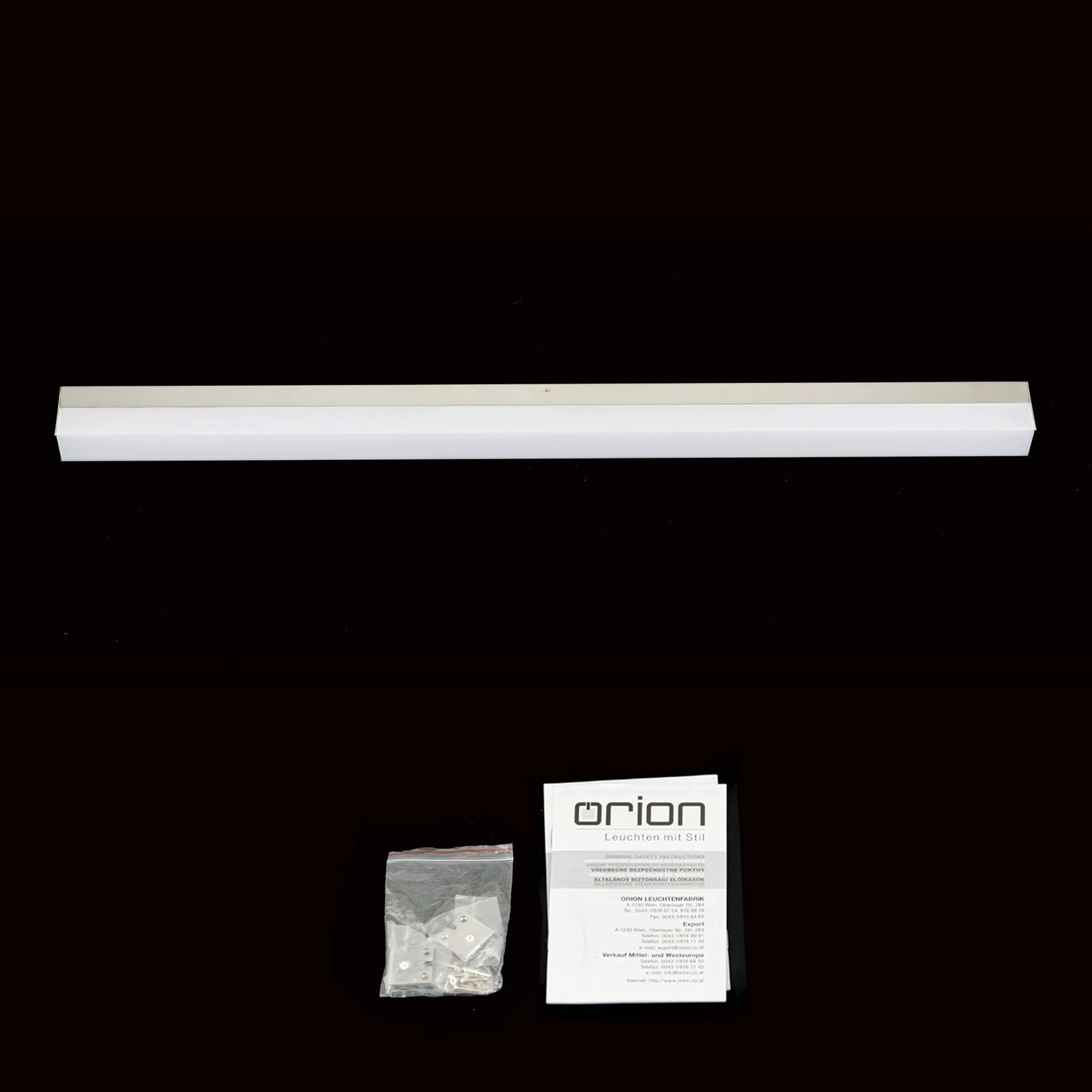 LED lampa za ogledalo HORIZON, 90 cm, hrom - 8