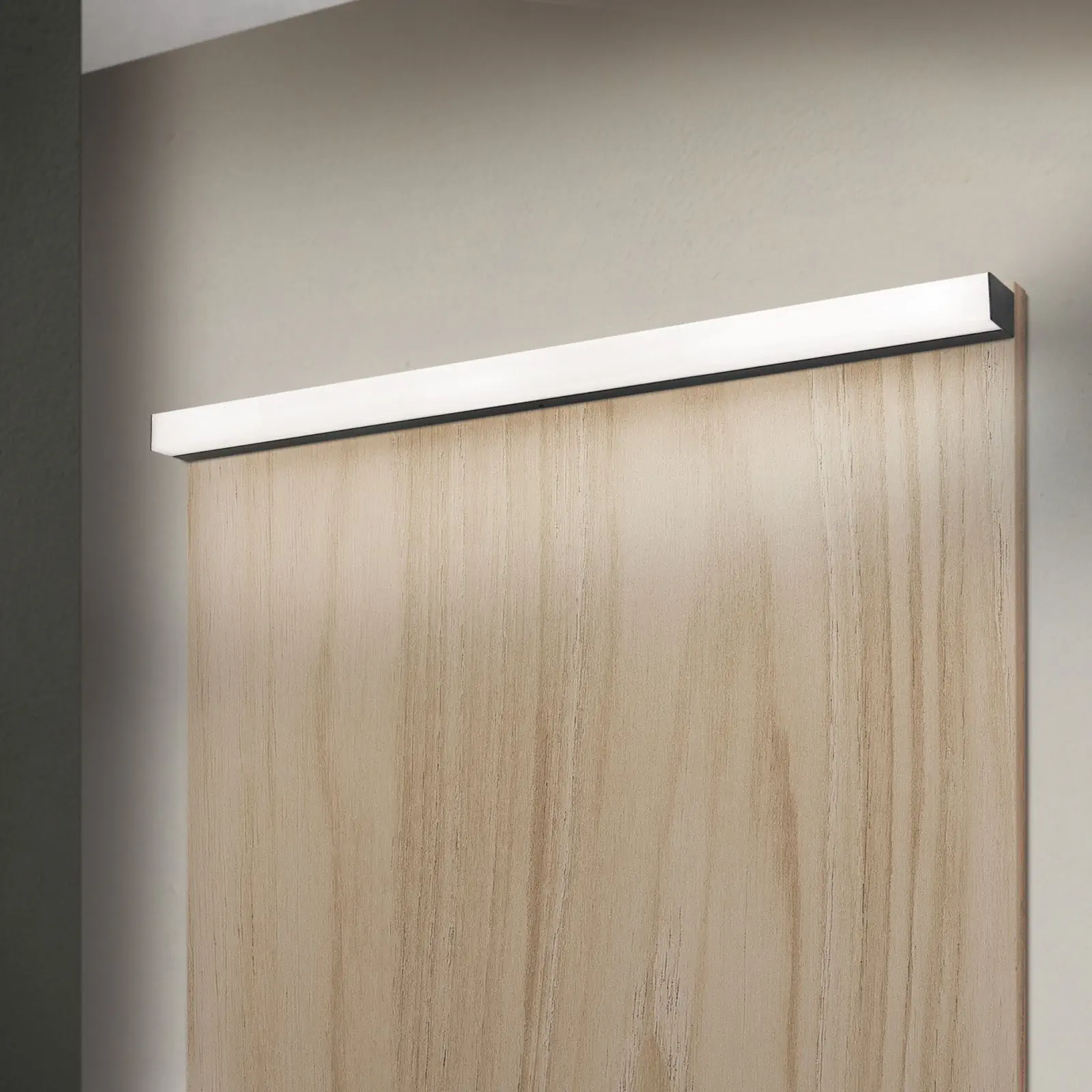 LED lampa za ogledalo HORIZON, 90 cm, crna - 2