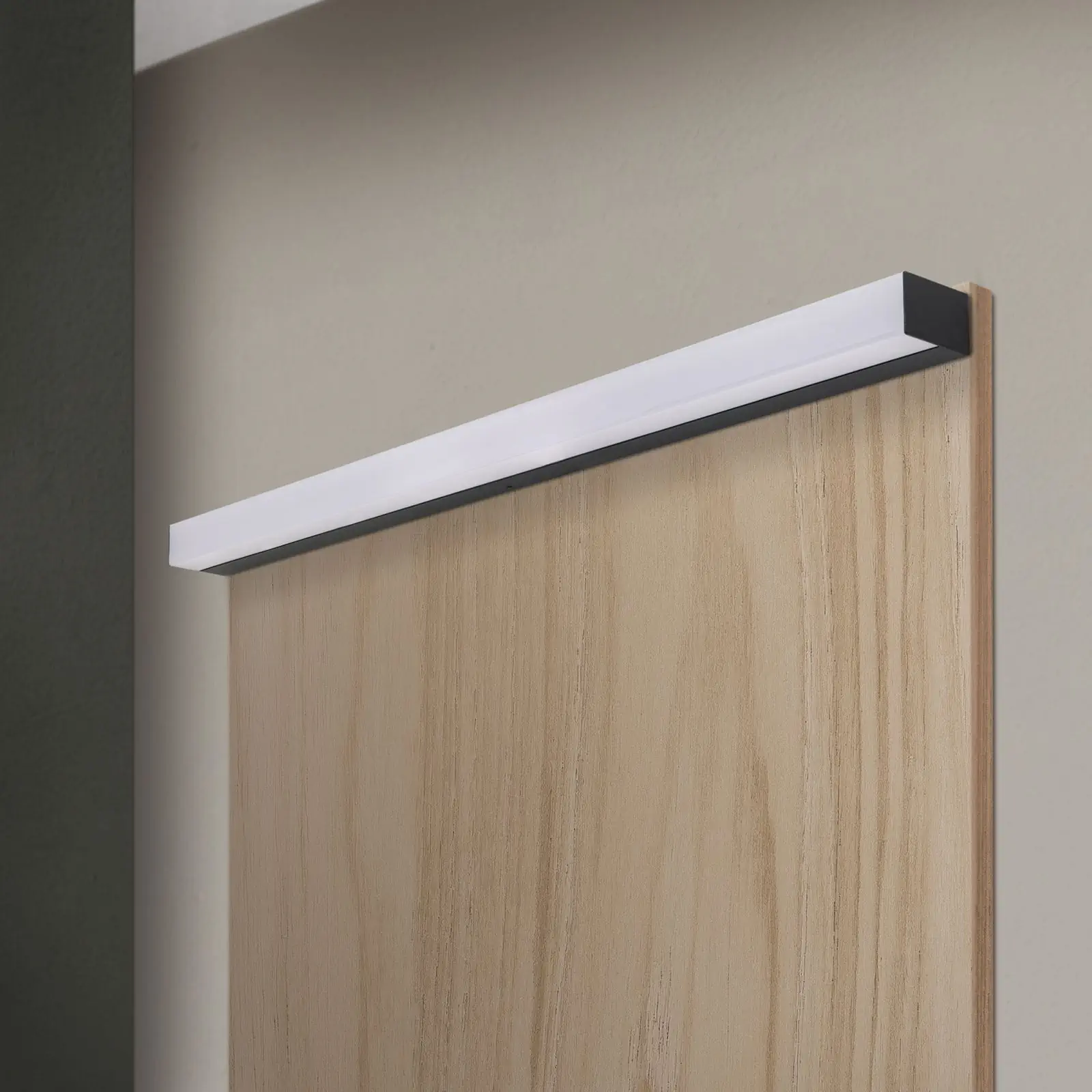 LED lampa za ogledalo HORIZON, 90 cm, crna - 3