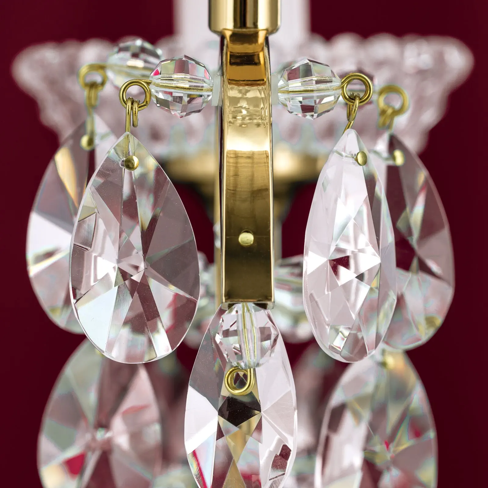 Stona lampa HIROHITO, 2 izvora svetla, zlatna - 5