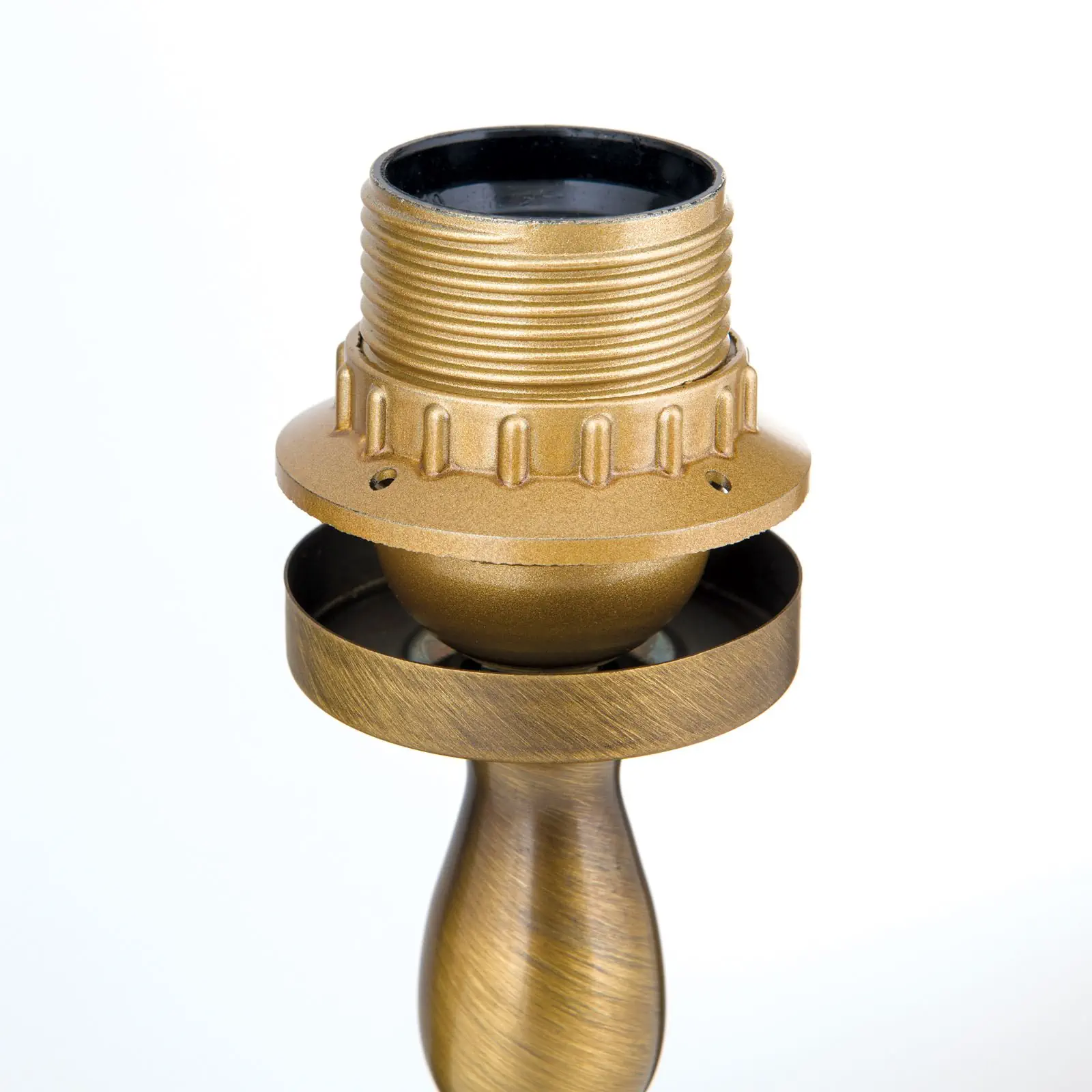 Postolje stone lampe FLÄMISCH, patina, bez abažura, visina 21 cm - 5