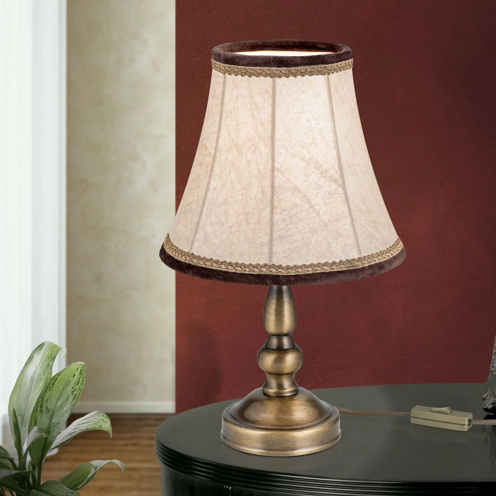 Stona lampa FLÄMISCH, patina, Ø 20 cm - 3