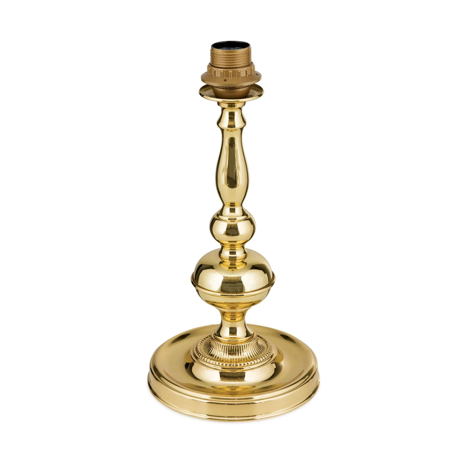 Postolje za stonu lampu FLÄMISCH, mesing, bez abažura, visina 39 cm - 4