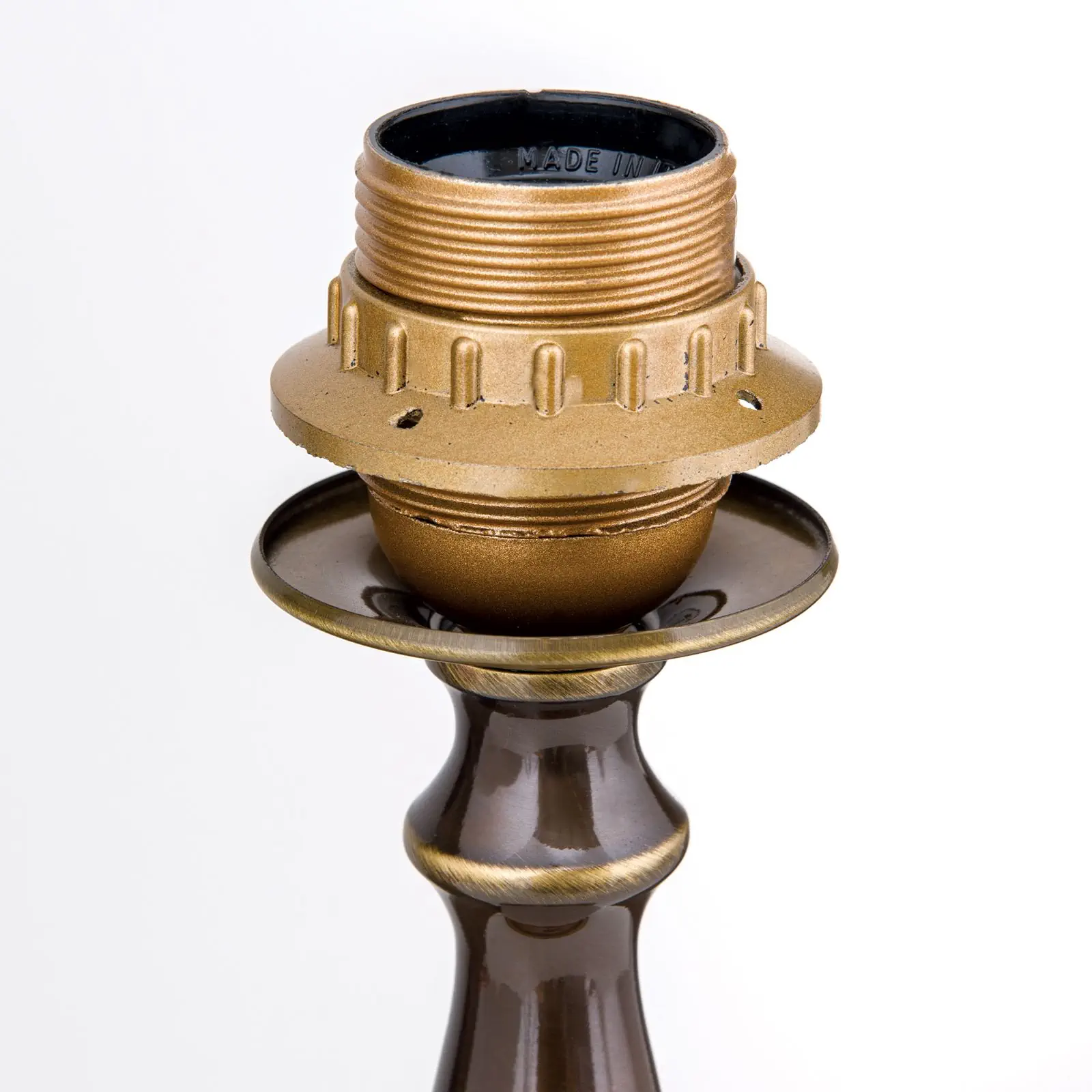 Postolje stone lampe FLÄMISCH, patina, bez abažura, visina 39 cm - 6