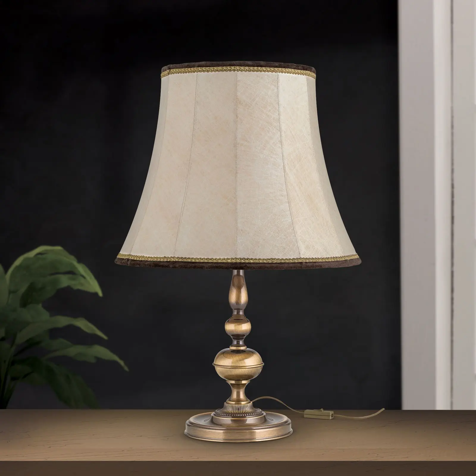 Stona lampa FLÄMISCH, patina, Ø 40 cm - 2