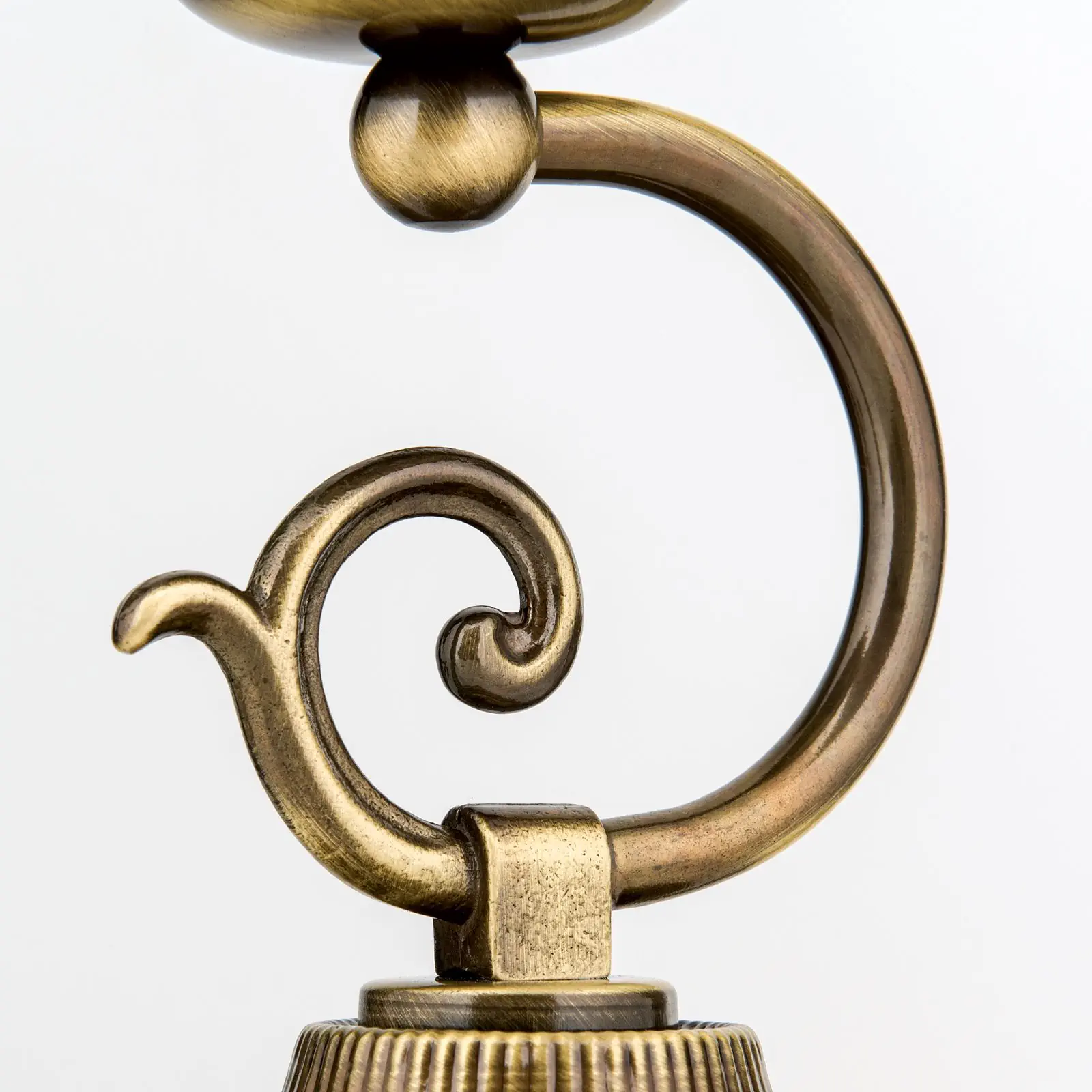 Stona lampa FLÄMISCH, 1 izvor svetla, patina, bez abažura - 5