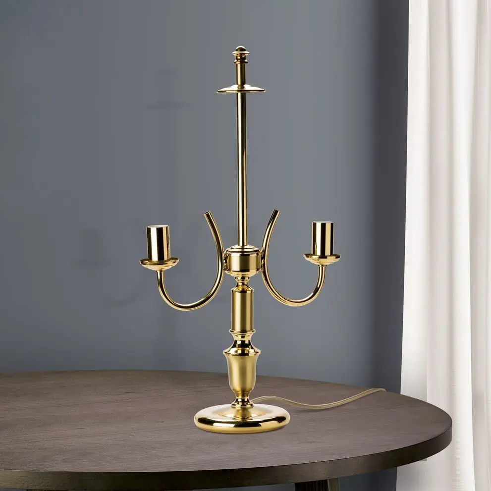 Postolje stone lampe, mat mesing, bez abažura, visina 45 cm - 1