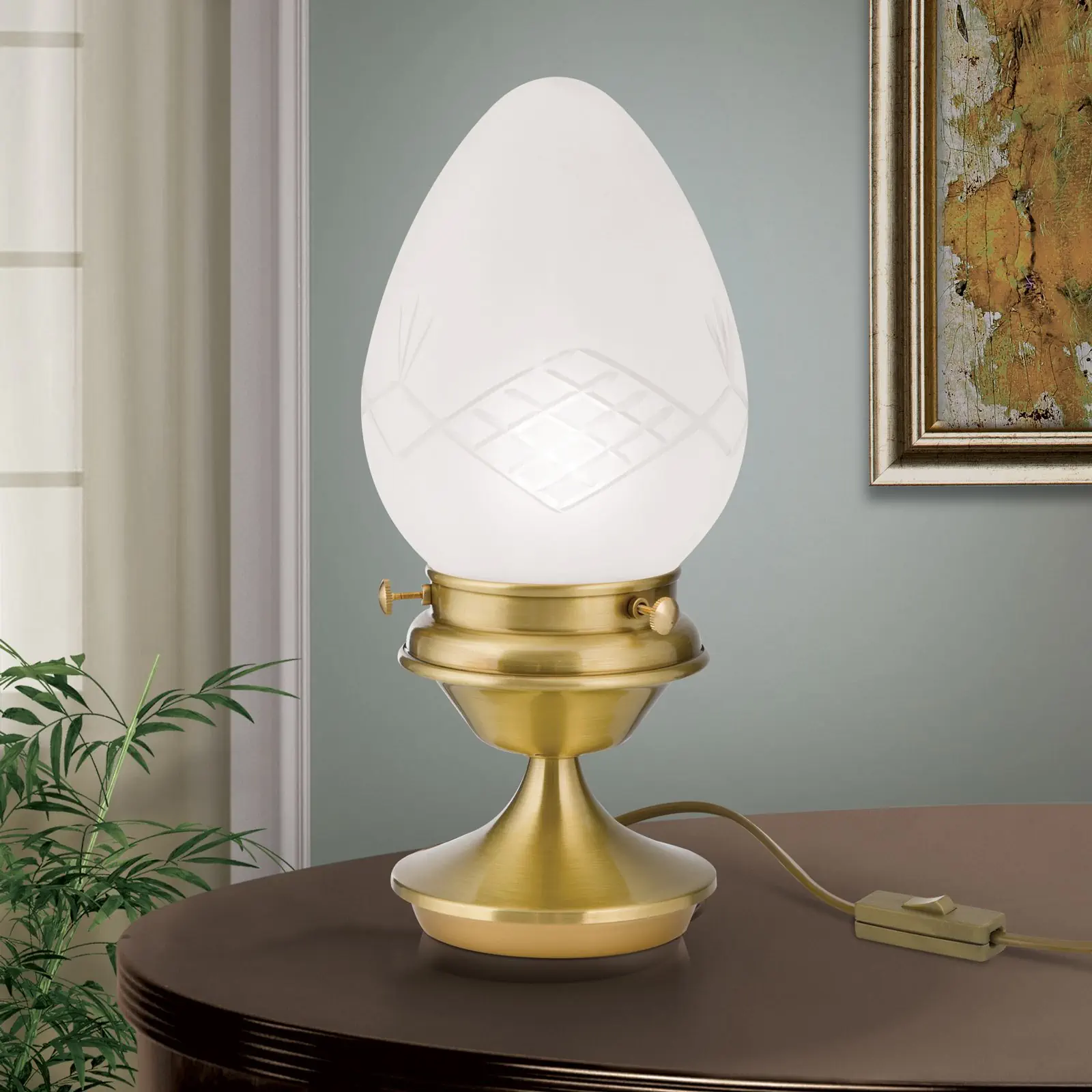 Stona lampa BUDAPEST, bronza - 1