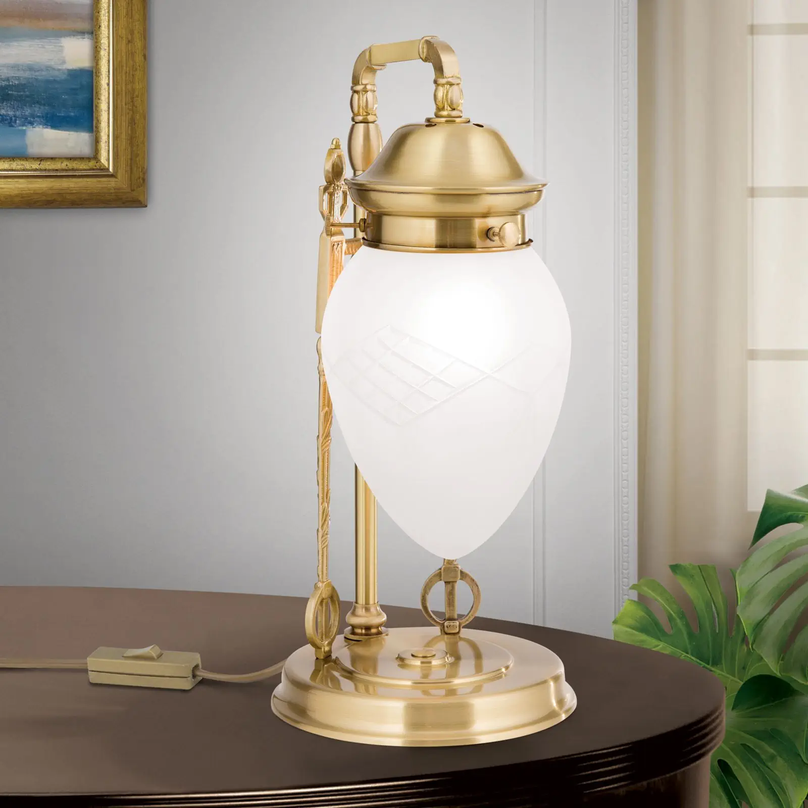 Stona lampa BUDAPEST, bronza - 1