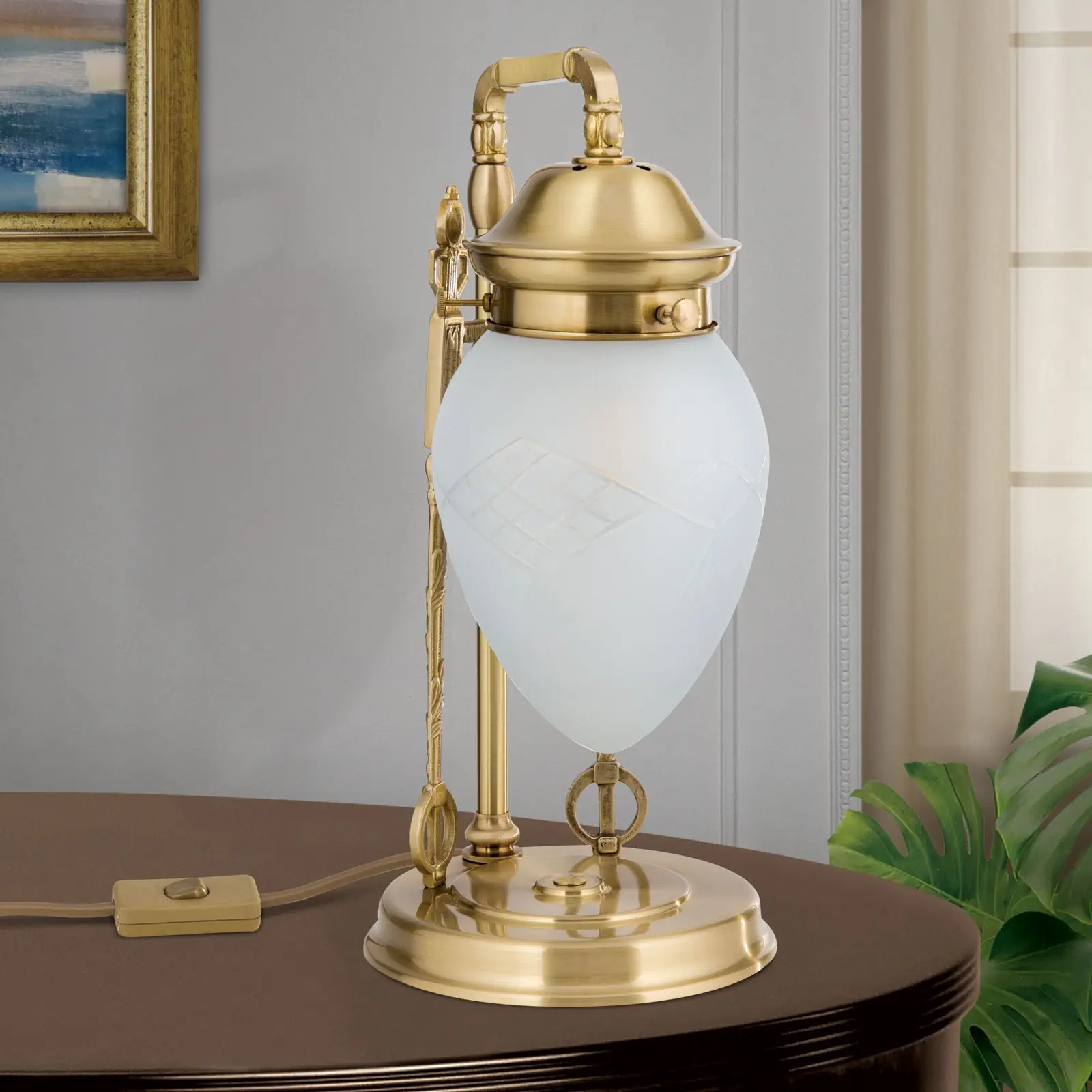 Stona lampa BUDAPEST, bronza - 3