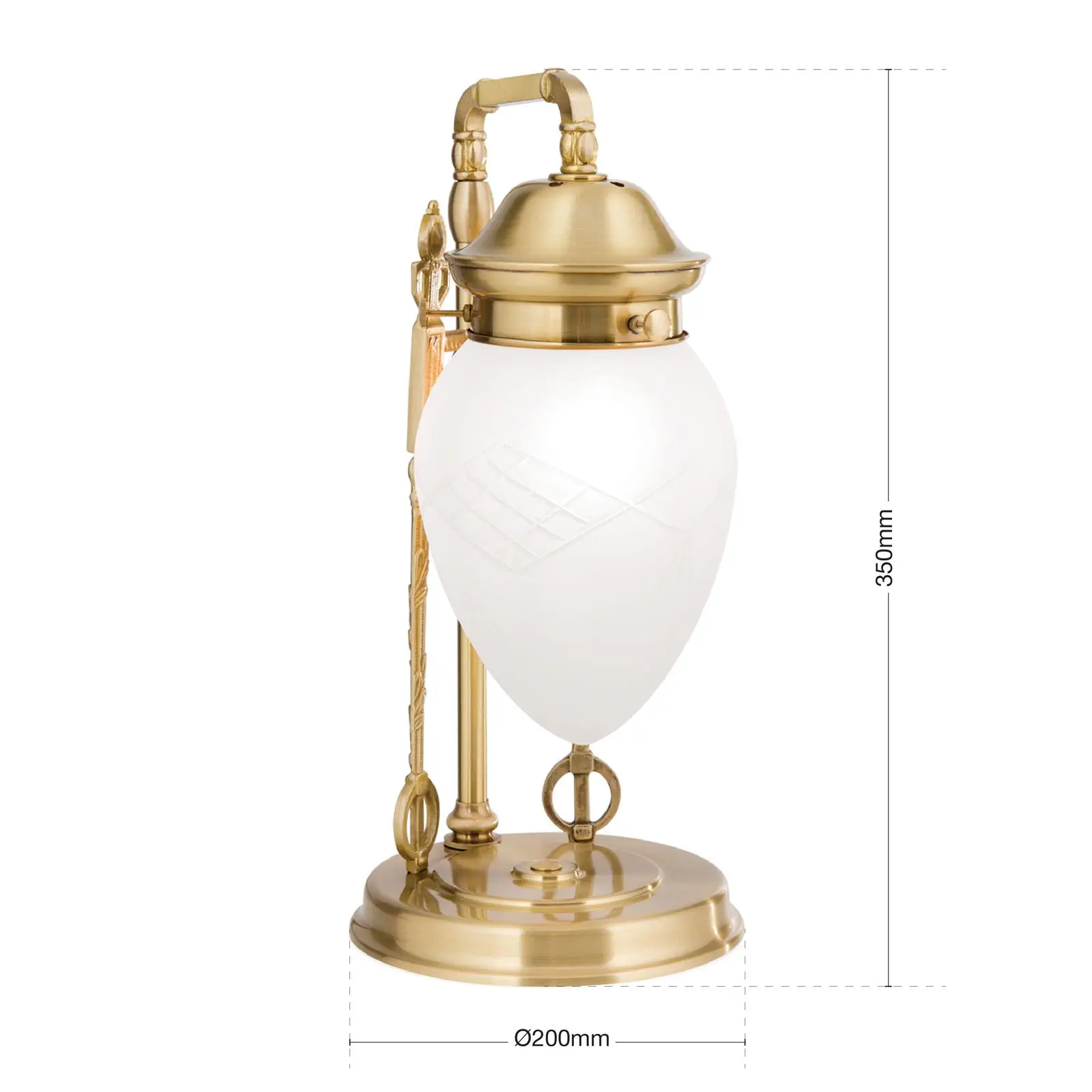 Stona lampa BUDAPEST, bronza - 7