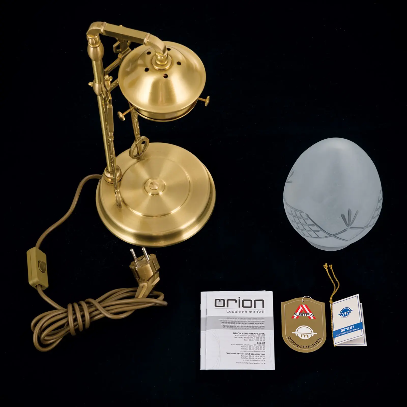 Stona lampa BUDAPEST, bronza - 8