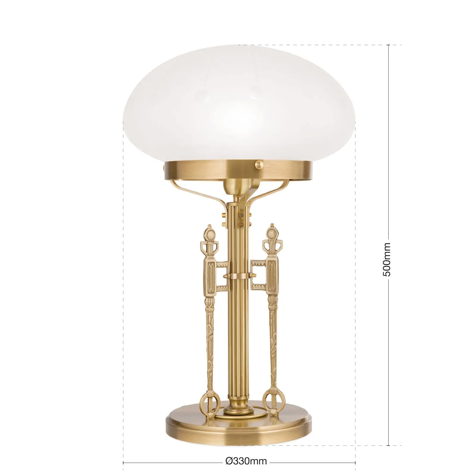 Stona lampa BUDAPEST, 1 izvor svetla, Bronza - 7