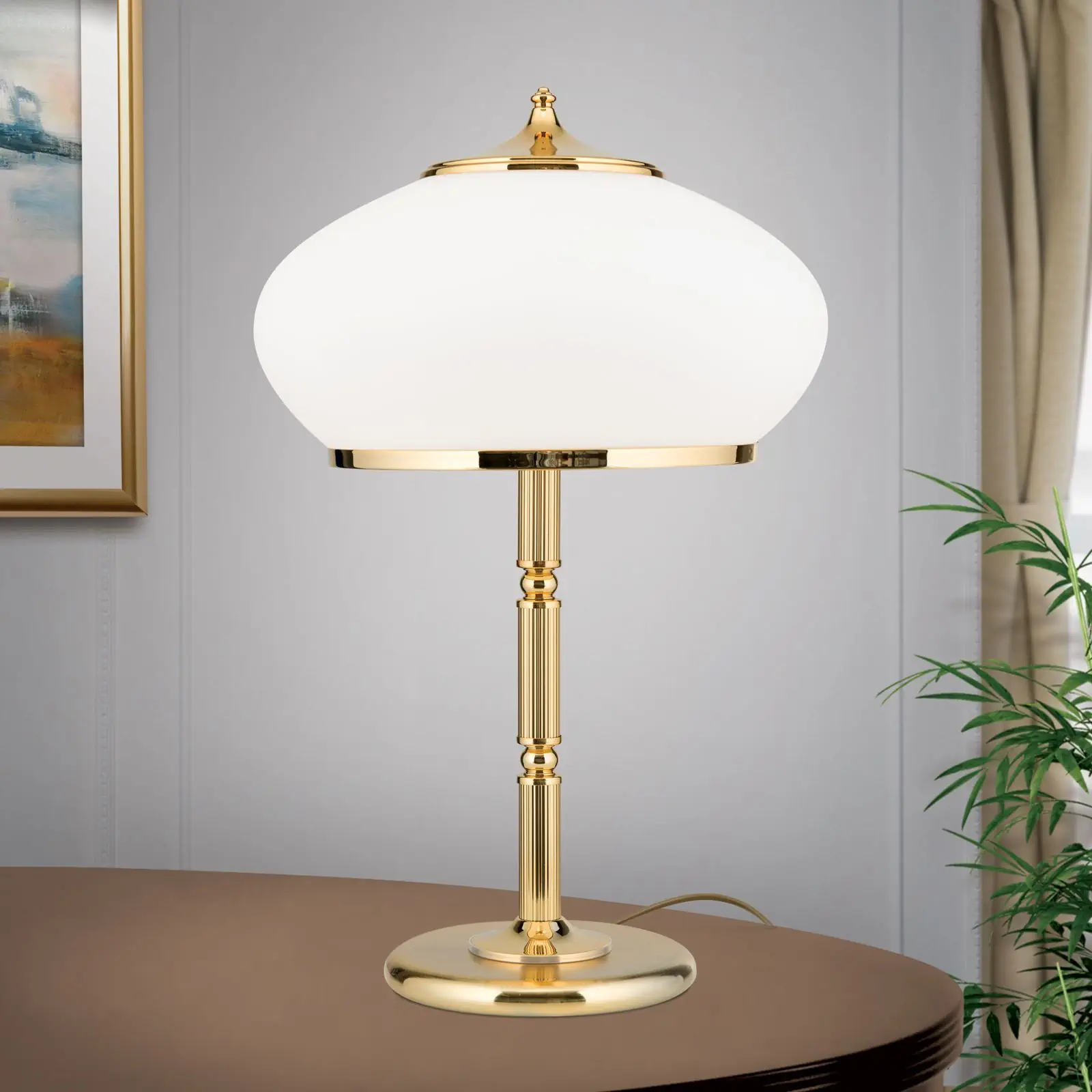 Stona lampa EMPIRE, zlatna, H 63 cm - 2